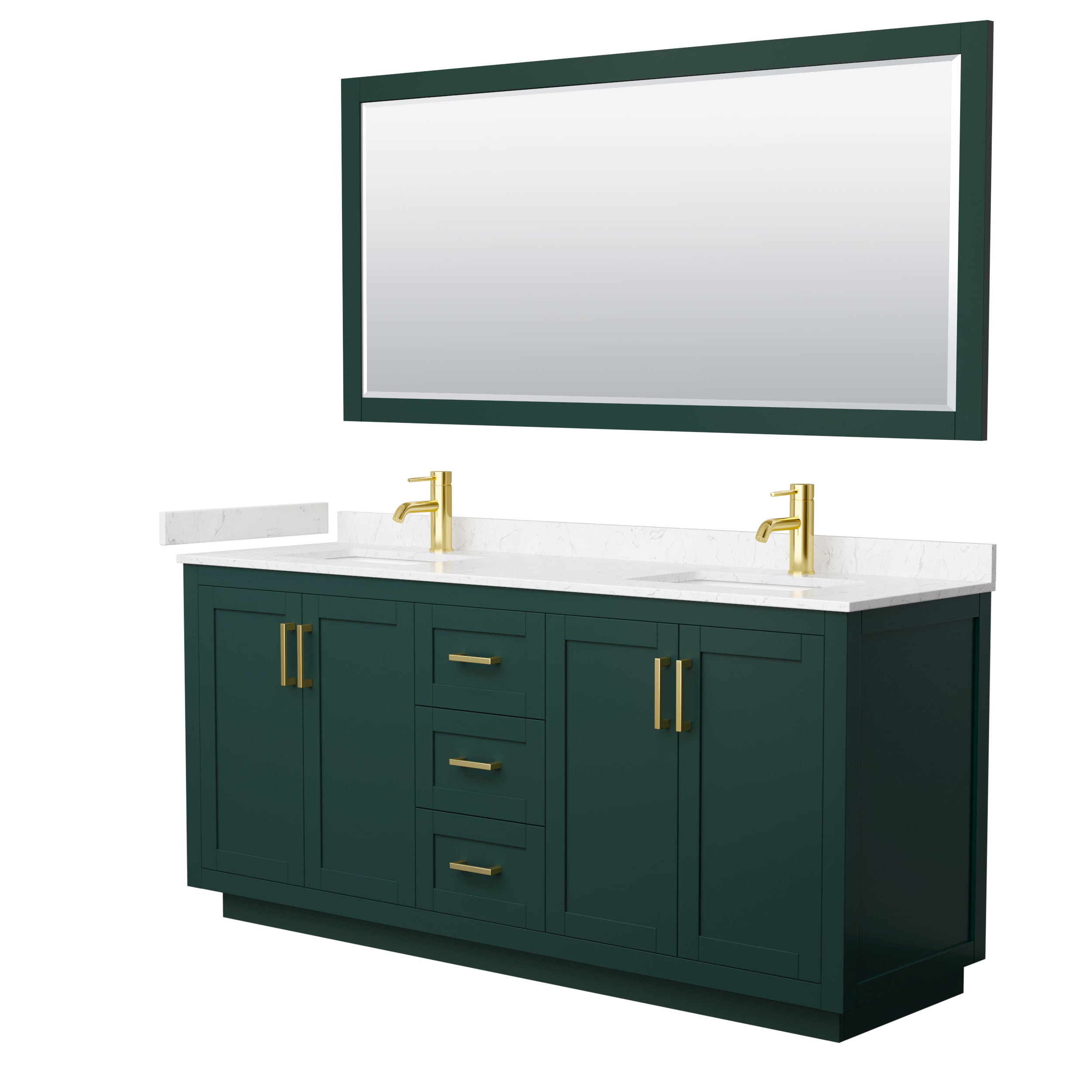 Wyndham Collection WCF292972DGDC2UNSM70 Bath-Vanity-Combo - View #2