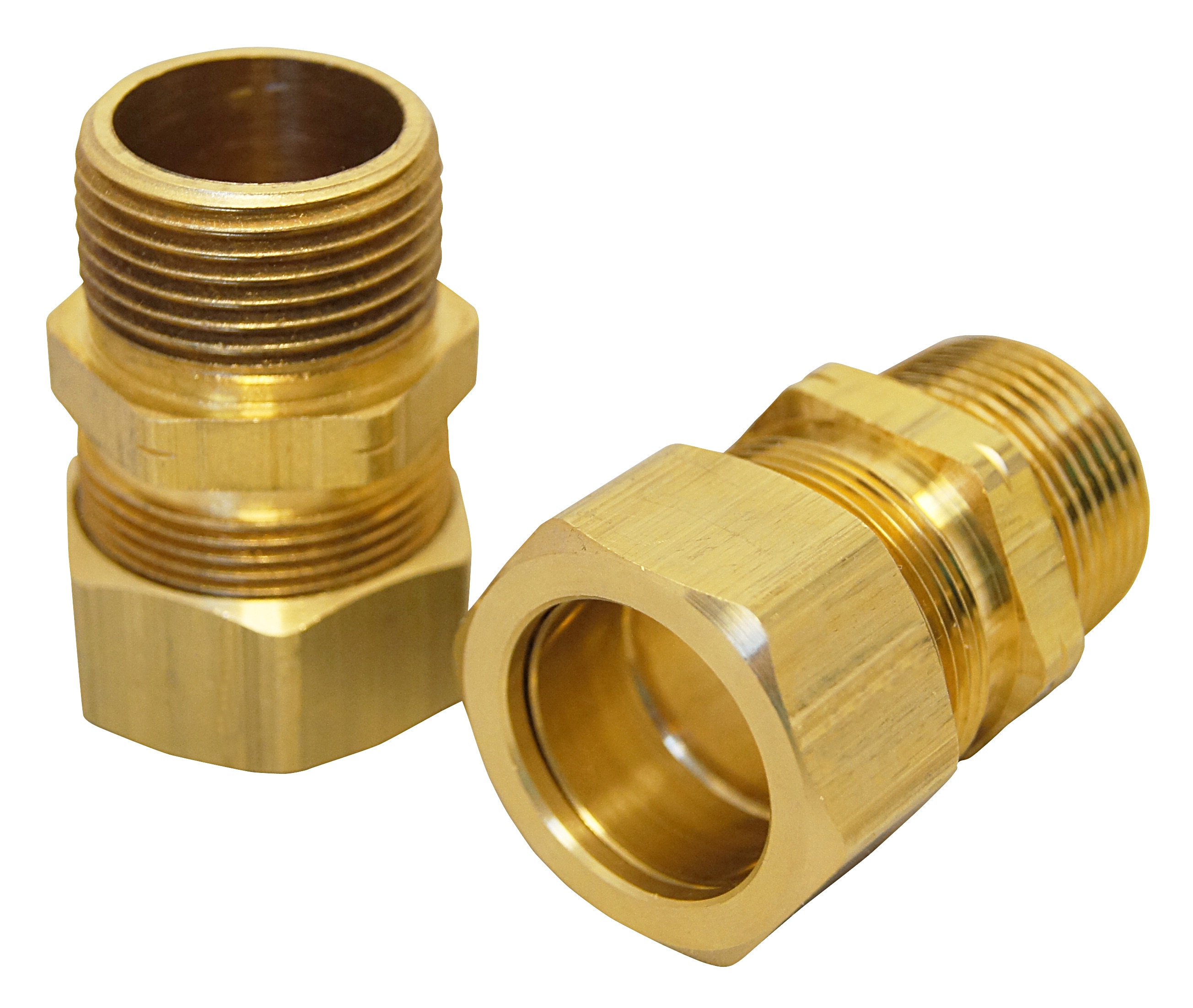 Compression Fitting, Adapter, Lead Free Brass, 3/16 Compression x