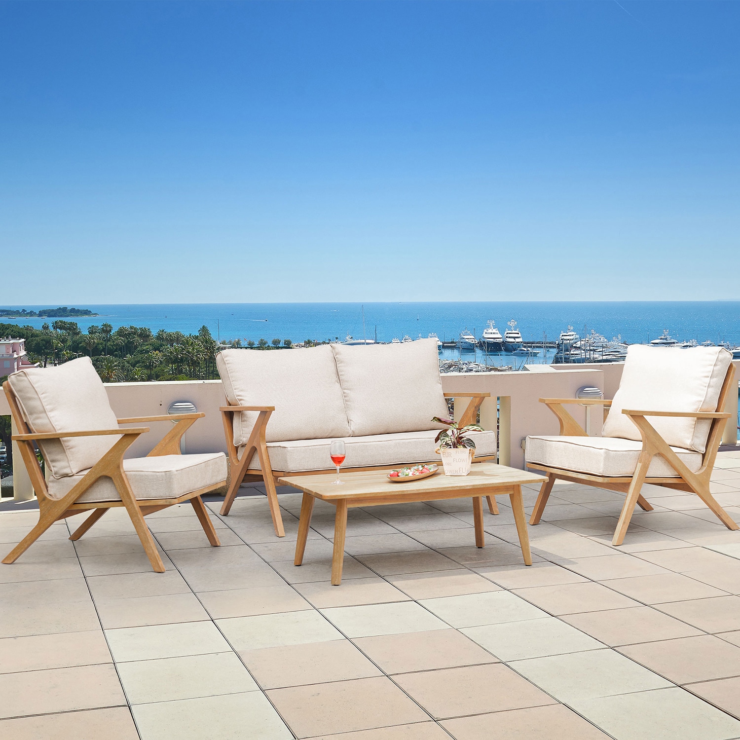 SINOFURN SYB790001GY Patio-Conversation-Sets - View #4
