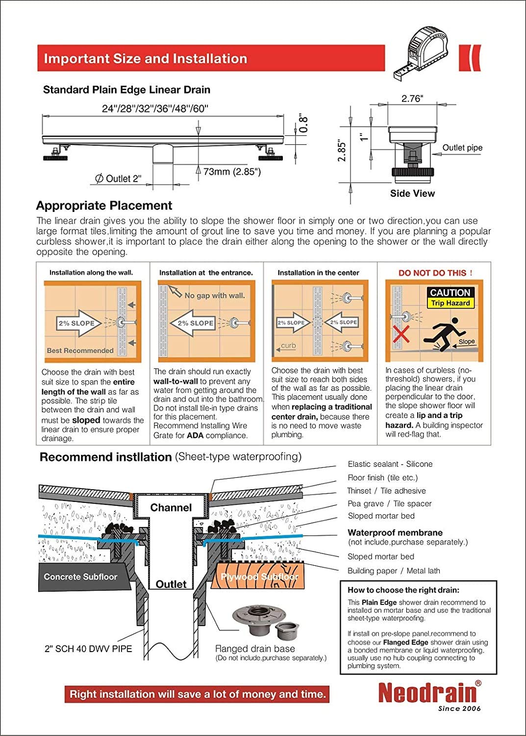 Neodrain ZA3-36-G01-GD Drains-Flanges - View #5