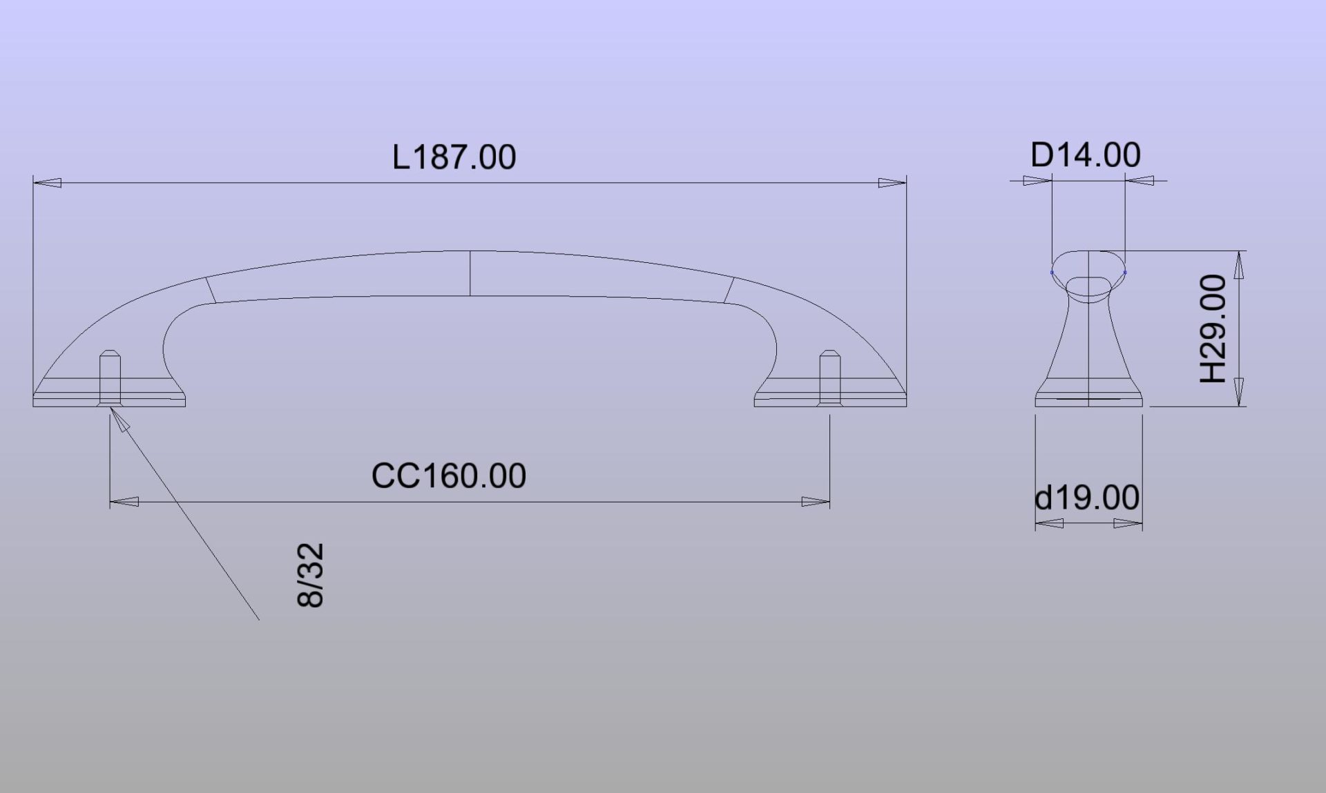 Richelieu BP7226160HBRZ Cabinet-Pulls - View #4