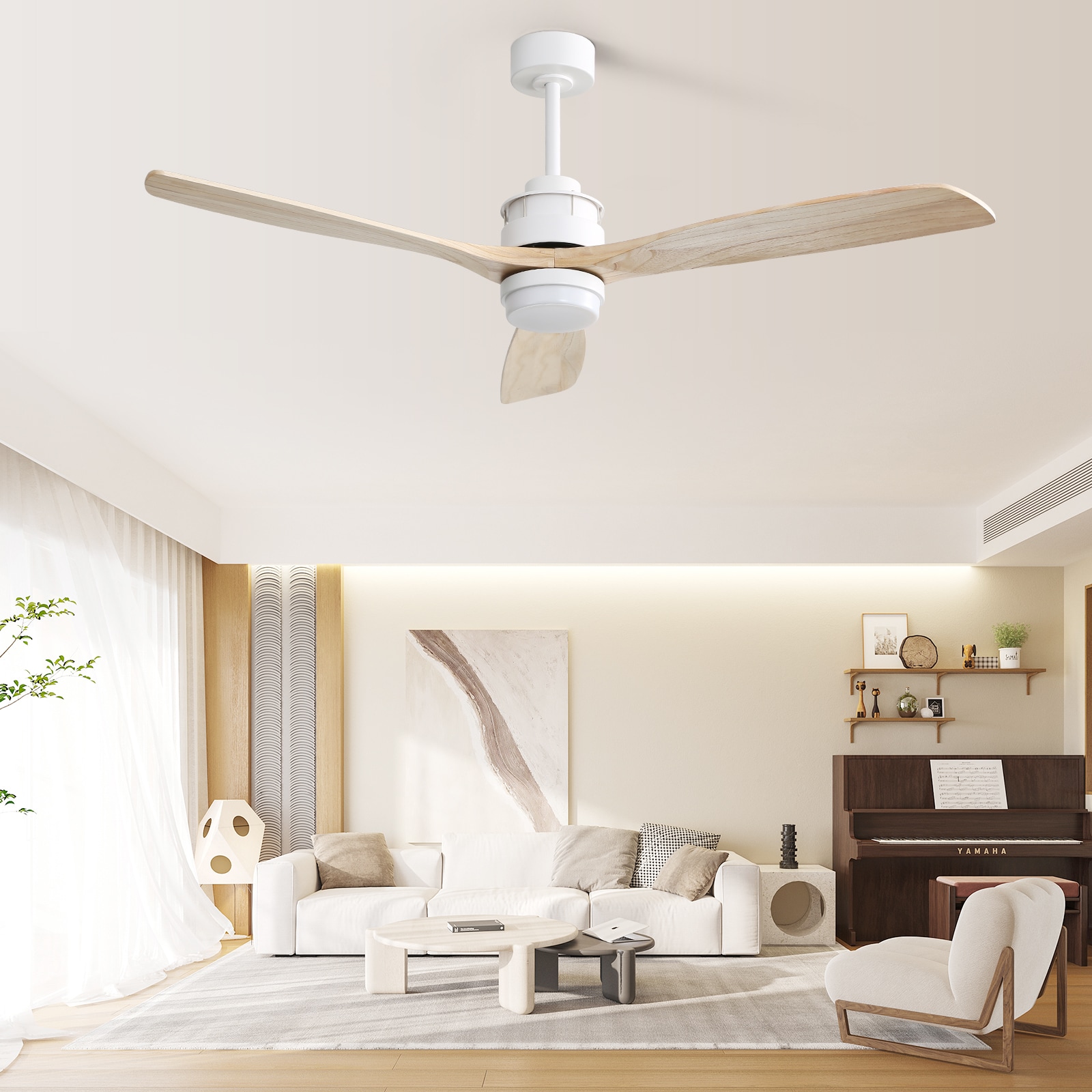 Sofucor LS-6005-WH-YM-60-W Ceiling-Fans - View #4