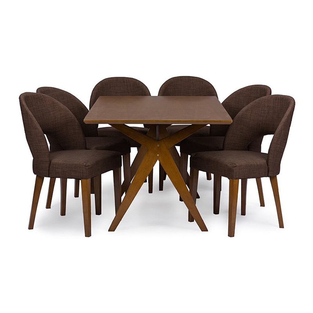Baxton Studio RT323-7PC DINING SET 