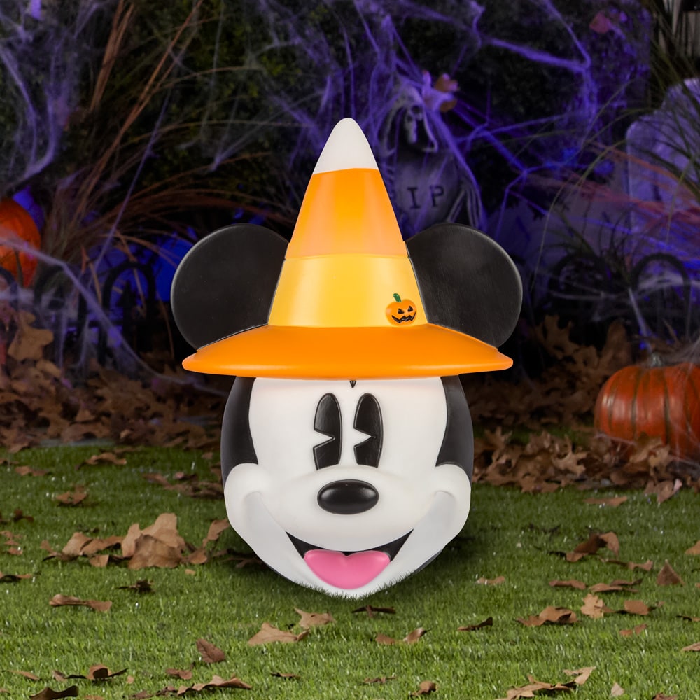 Disney Mickey Mouse Halloween Candy Corn Tumbler w/ Pumpkin Mickey Straw  Topper