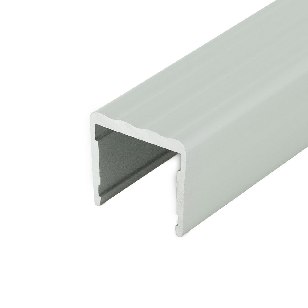 Outwater 3P1.27.01596 Clear Anodized 3/4-in No Bow Aluminum U Channel C Channel 96-in Lengths (Pack of 13 Pieces, 104-ft Total)