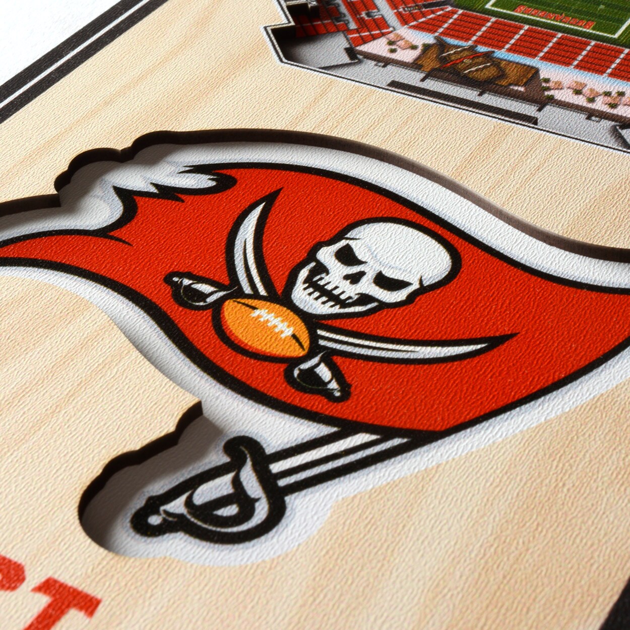 NFL Tampa Bay Buccaneers 5-Layer StadiumViews 3D Wall Art