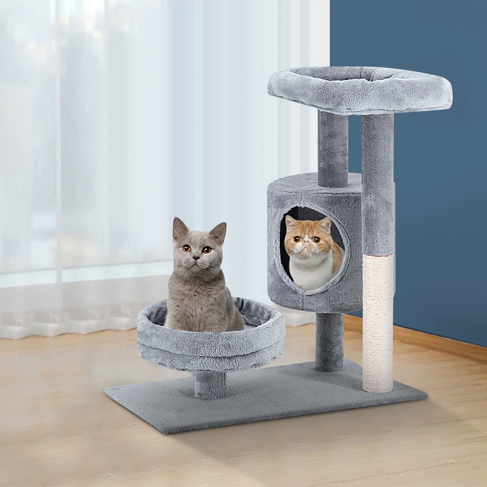 Topcraft PCW007 28-in x 23.6-in Gray Cat Tree