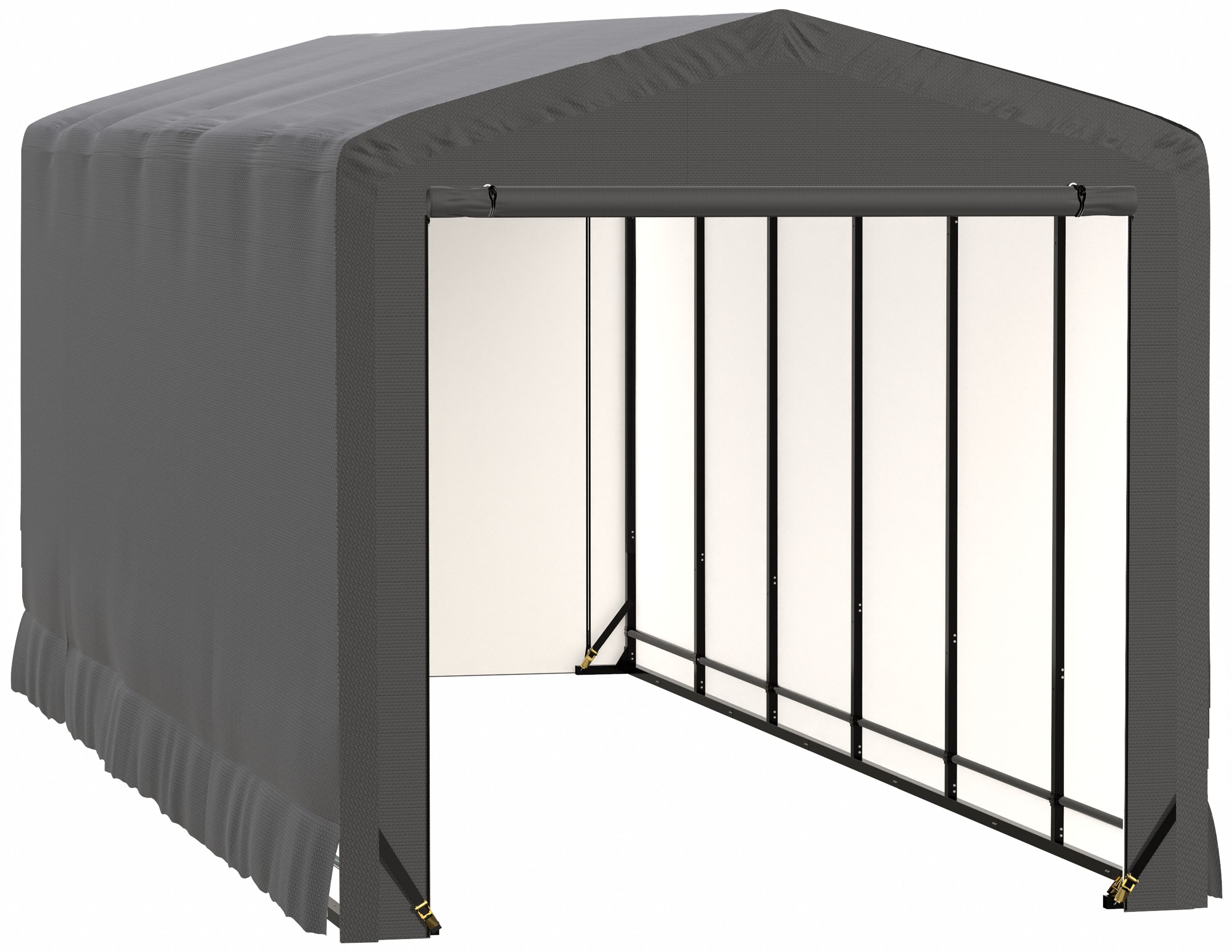 ShelterLogic SQAACC0103C01002710 10-ft x 27-ft Metal Single car Garage Building