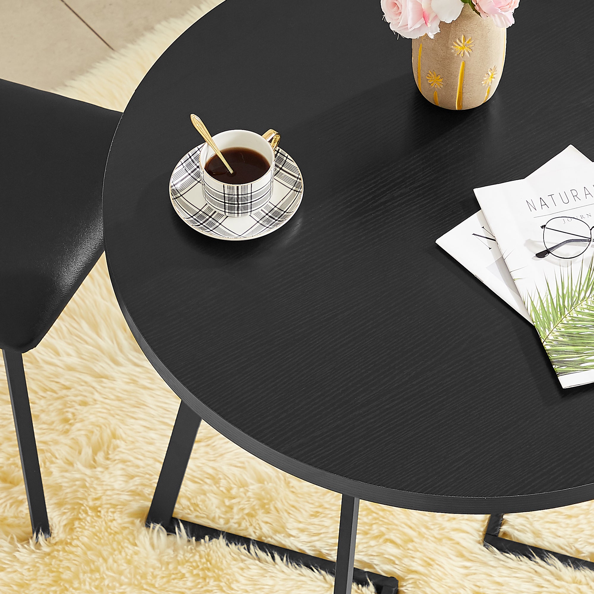Vecelo LOE-MX-TBL11-BLK Dining-Tables - View #2