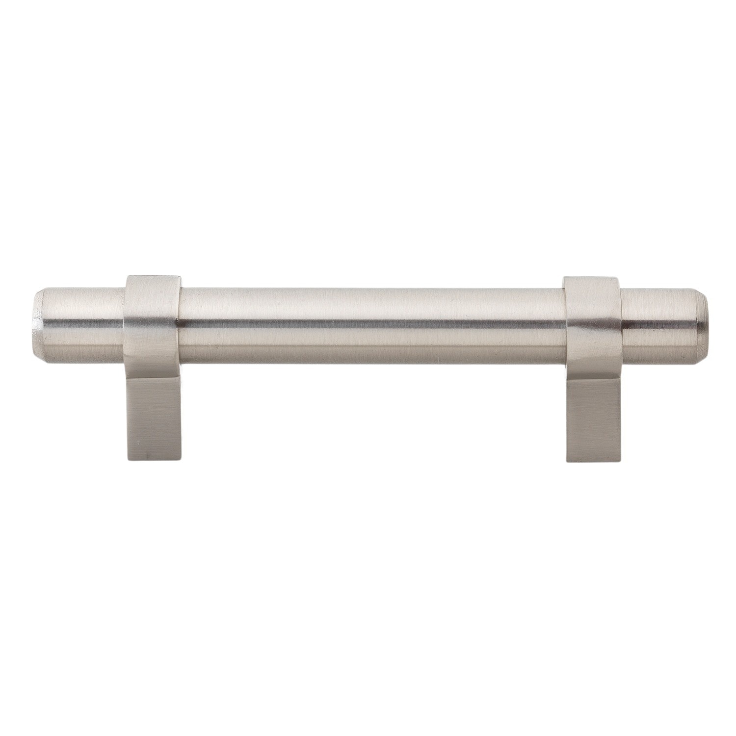 GlideRite Hardware 4005-76-SS-25 3 in. Center to Center Solid Steel Bar Pull - 25 Pack