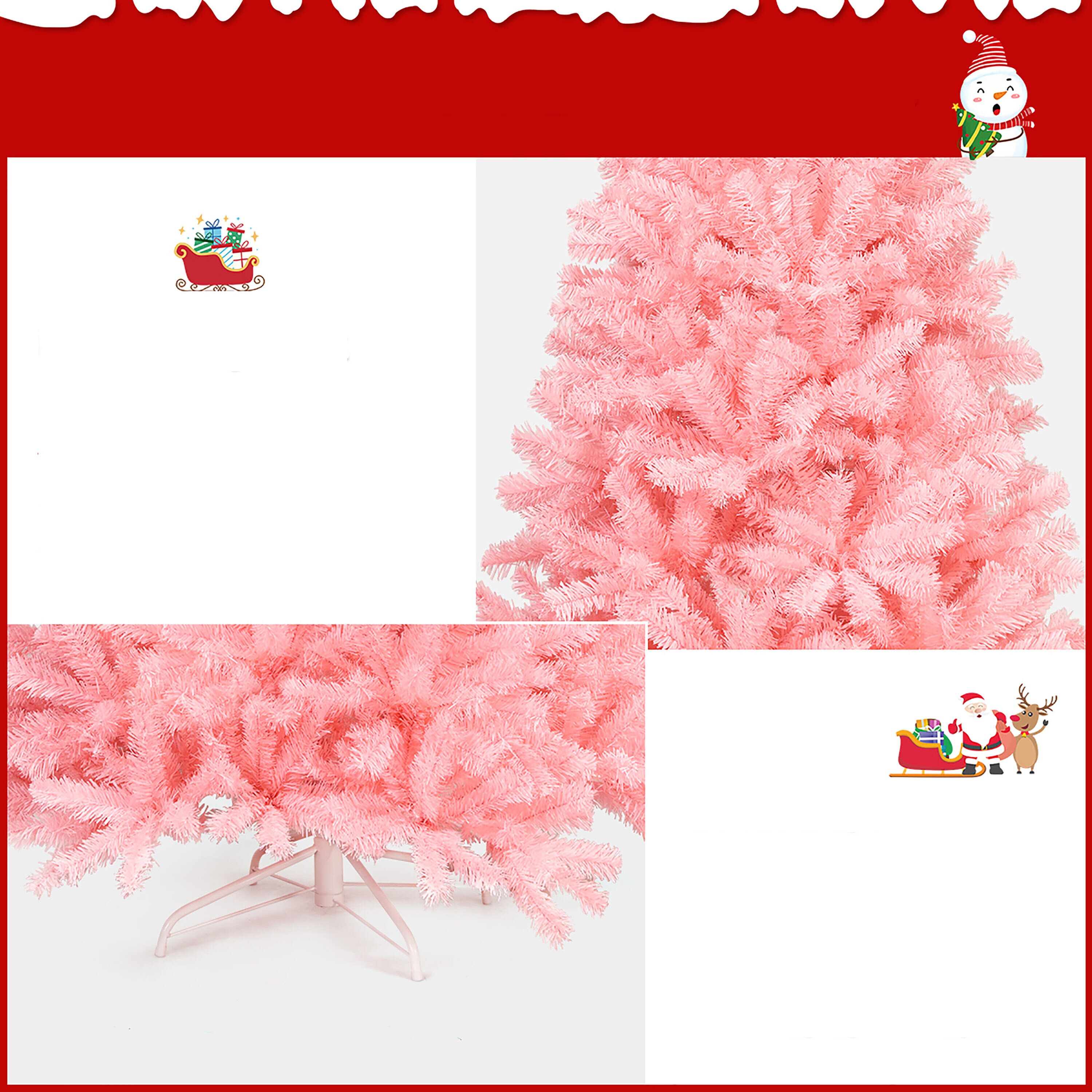 Costway CM22823 Artificial-Christmas-Trees - View #6