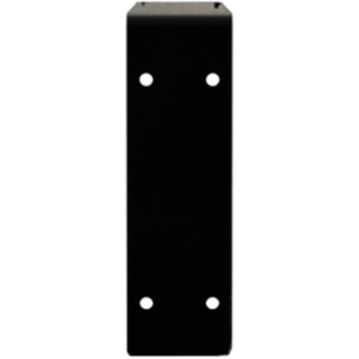 Powder Coated Black Steel Shelf Bracket 18"