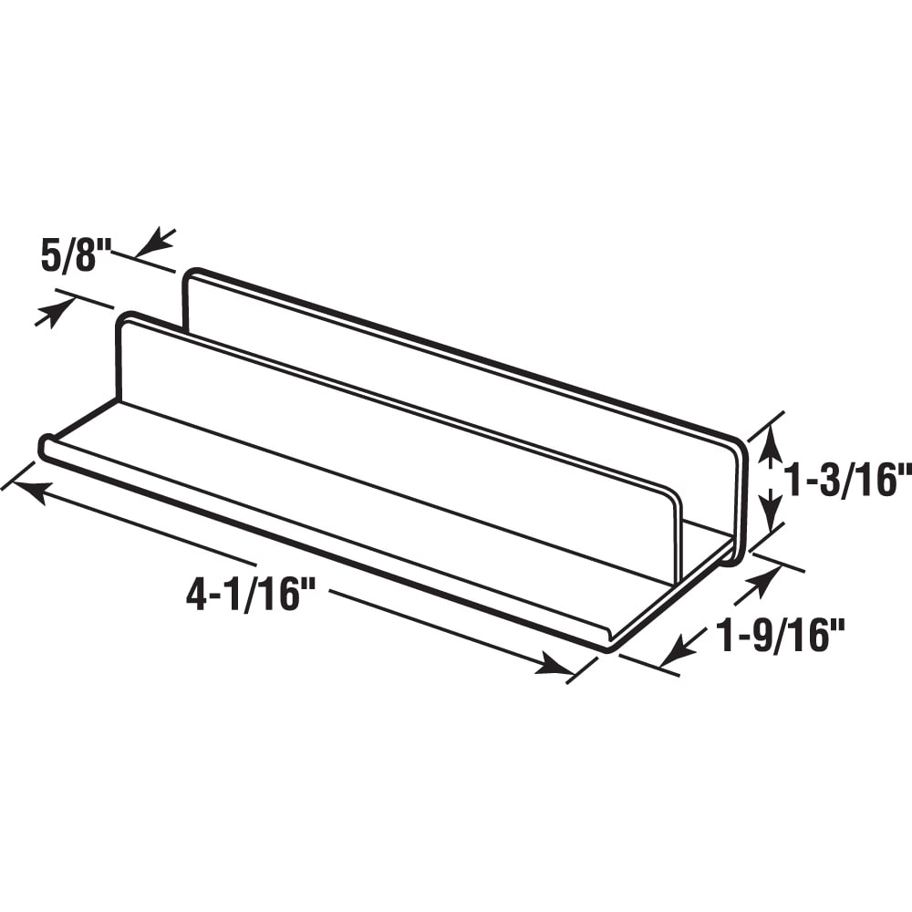 Prime-Line M 6221 Tub-Shower-Door-Guides - View #2