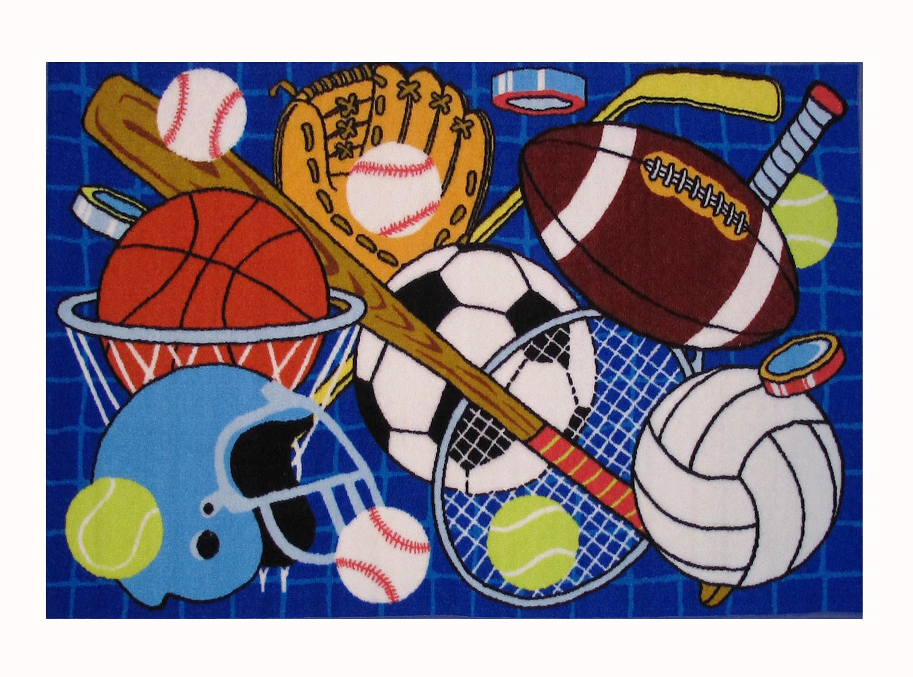 Fun Rugs FT-125 1929 Fun Time 2 X 3 Multi-color Indoor Area Rug