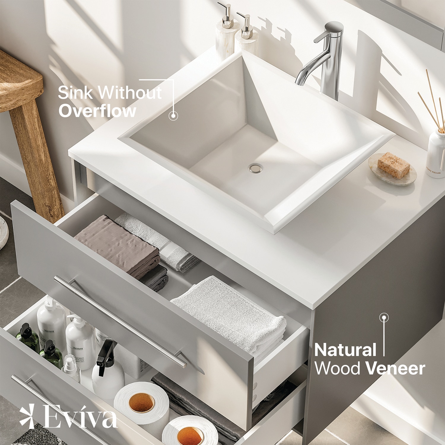 Eviva EVVN147-24GR Bath-Vanity-Combo - View #4