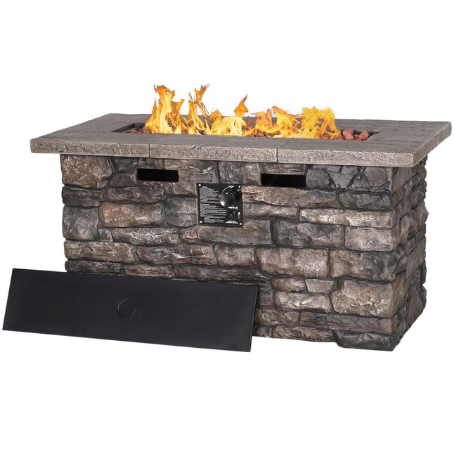 Concrete Propane Gas Fire Pit Table, Propane Gas Fire Pit Table Wayfair