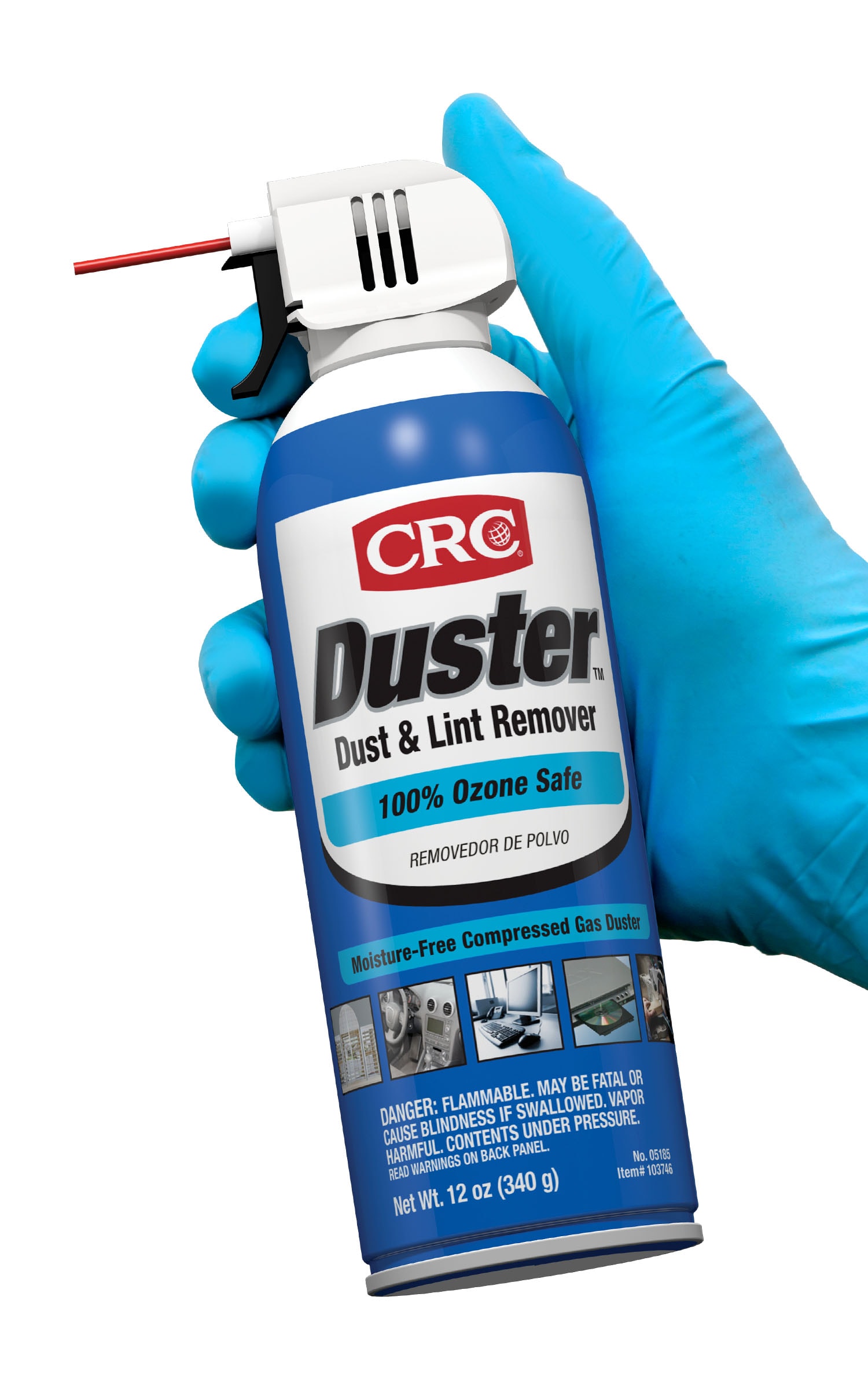 CRC Duster Moisture-Free Dust & Lint Remover - 8 oz | Powerful Blast | Safe  for Sensitive Components | Reaches Hard-to-Reach Areas