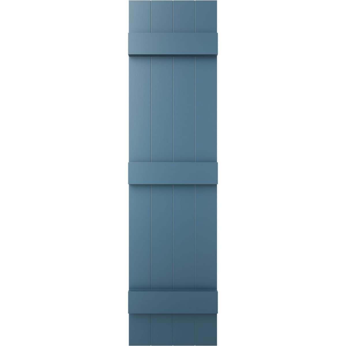 Ekena Millwork LJ4S14X07500CB 14-in W x 75-in H Classic Blue Board and batten Exterior Shutters ( 2 -Pack )
