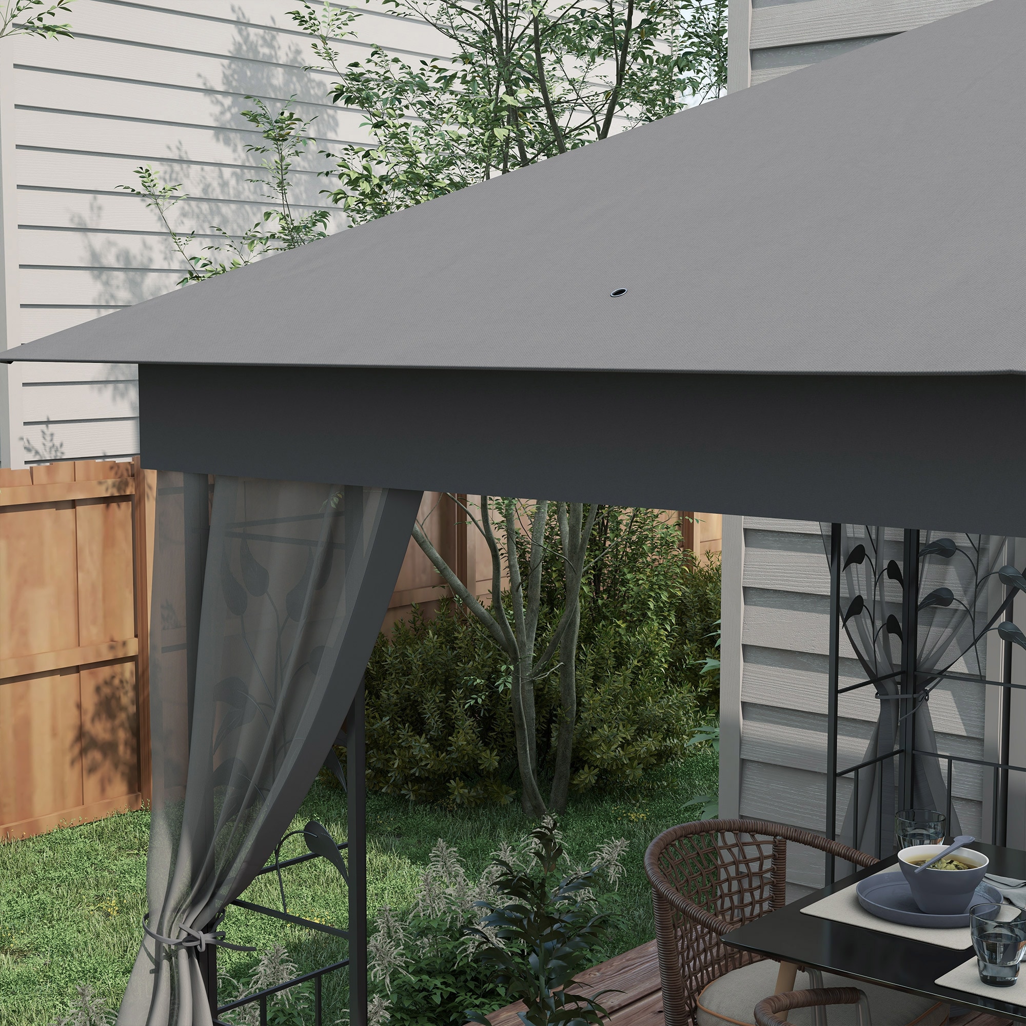 ToolCat BZ2-14-PW Wood-Resin-Gazebos - View #8