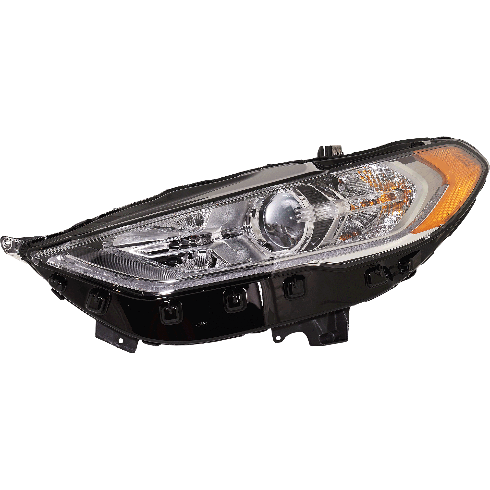 Garage-Pro GPRF10010084Q Driver Side Headlight Ford Fusion 2017-2020 Halogen with Bulb(s) Capa For Models with Signature Lighting Replaces# Hs7z13008h