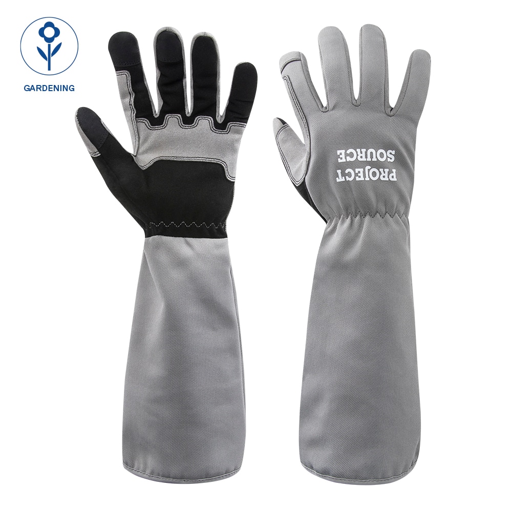 Dropship Oven Gloves 1 Pair Of Thick, Long, Heat-Resistant Insulated Gloves  With Silver Coating to Sell Online at a Lower Price