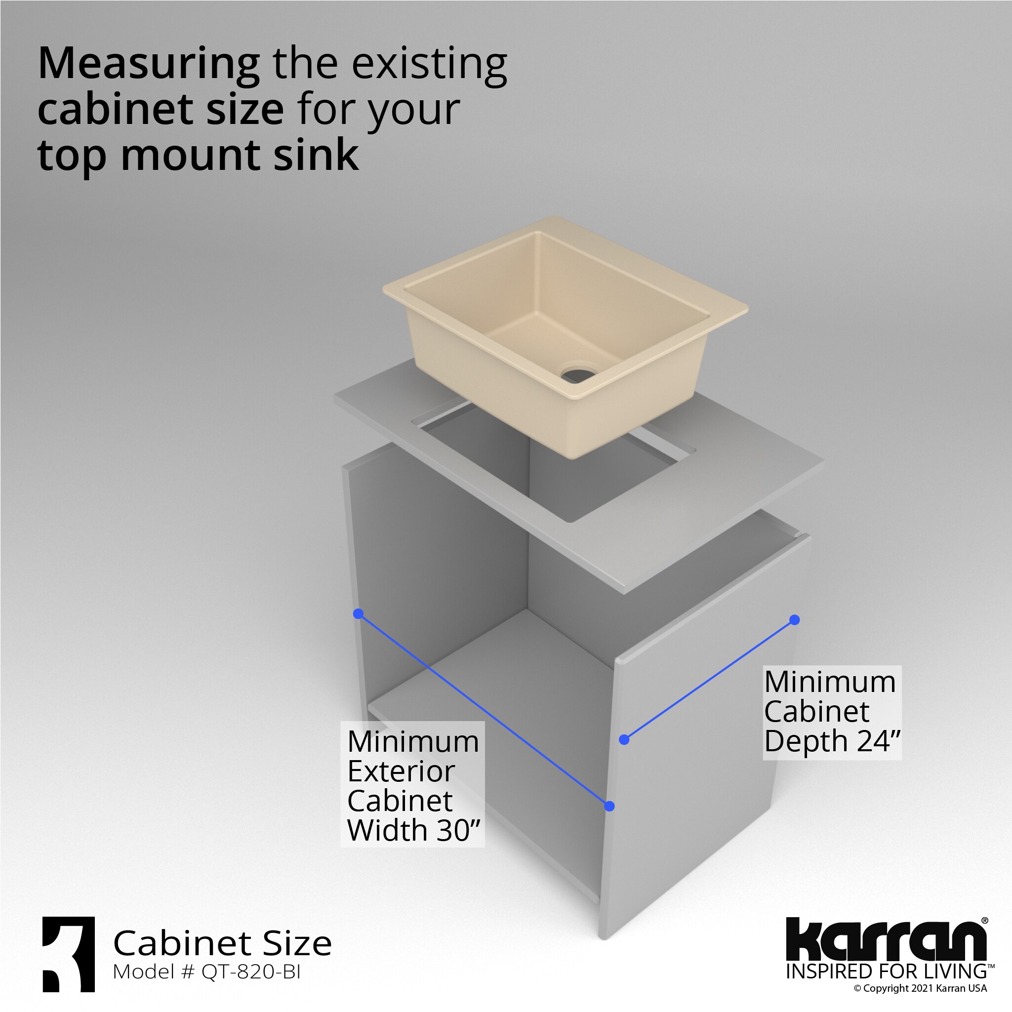Karran QT-820-BI-PK1 Kitchen-Sinks - View #11