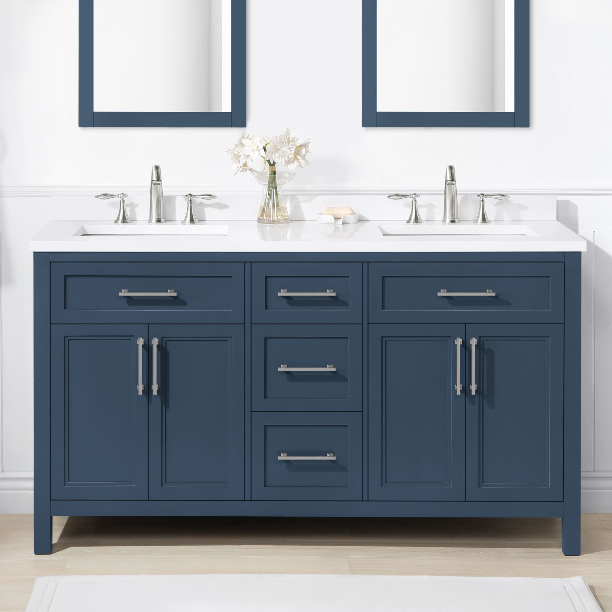 allen + roth Blue Bathroom Vanities with Tops at Lowes.com