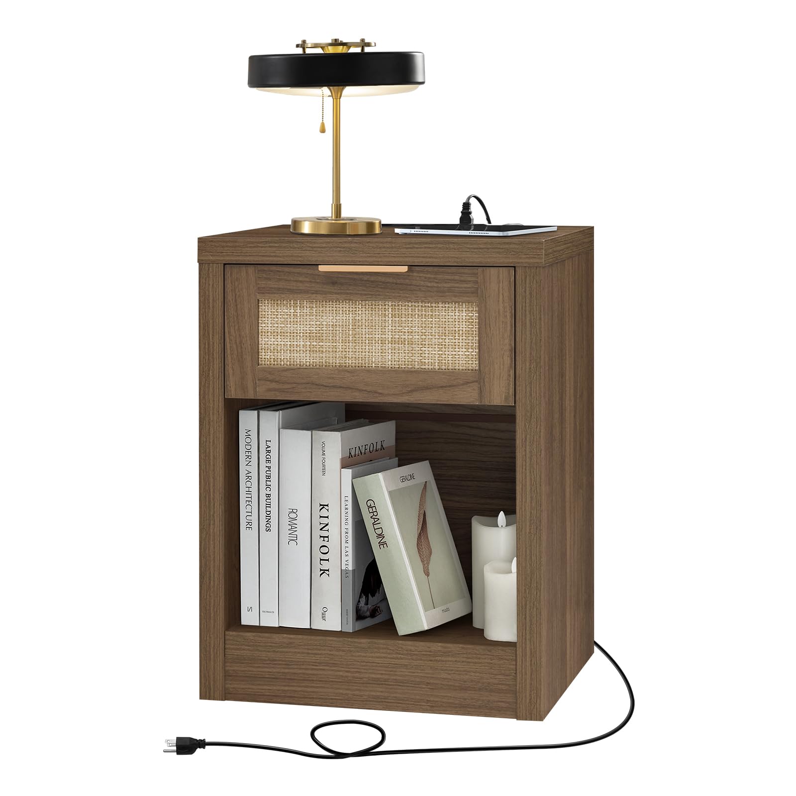 LTMATE LSAFNT0002DD Special Walnut Nightstand