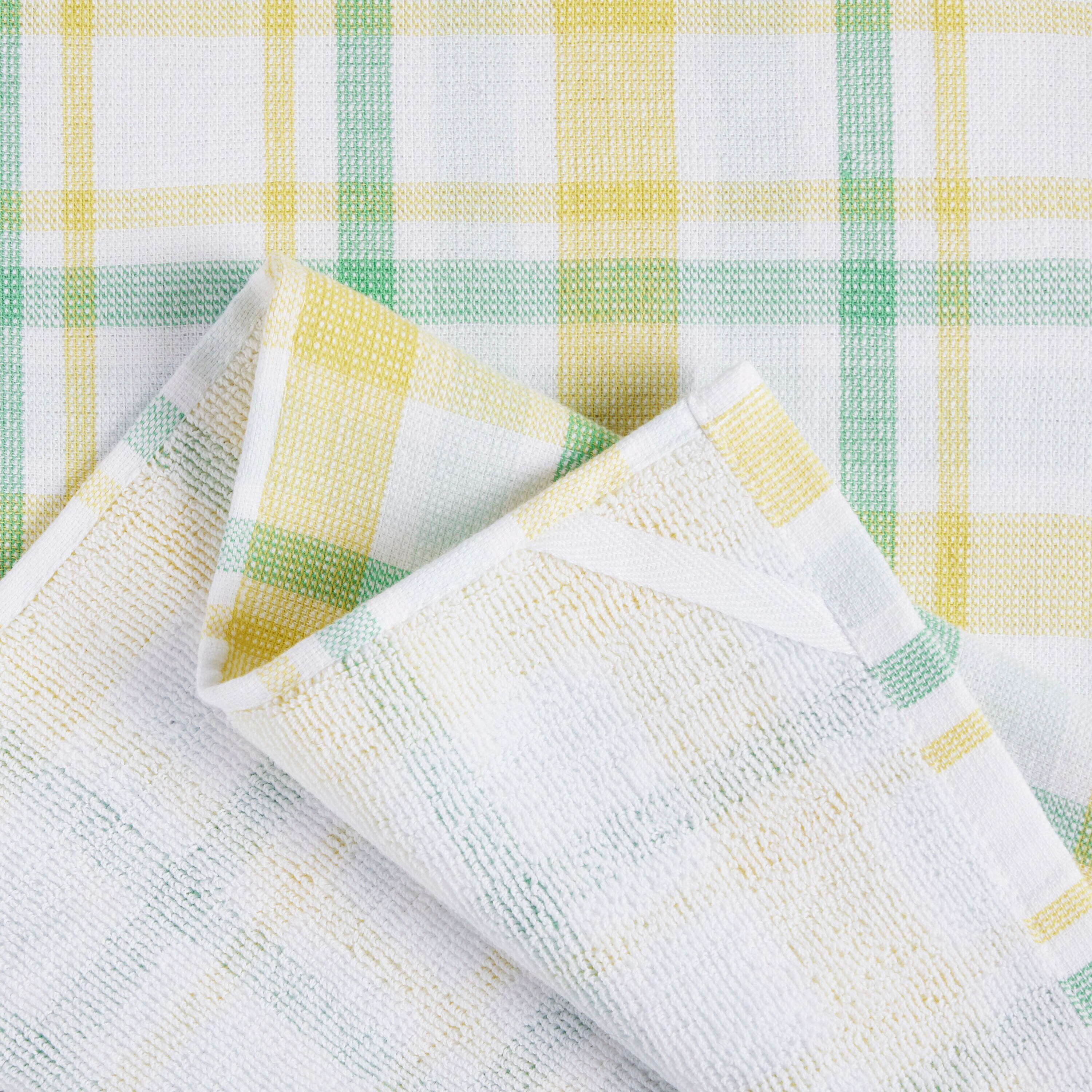 dish towel - twin-pack (yellow)