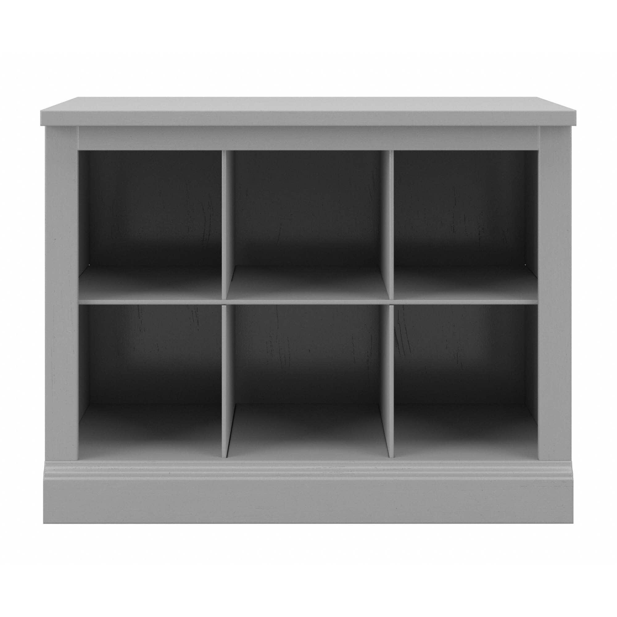 Cape Cod Gray Engineered Wood Entryway Shoe Storage Bench