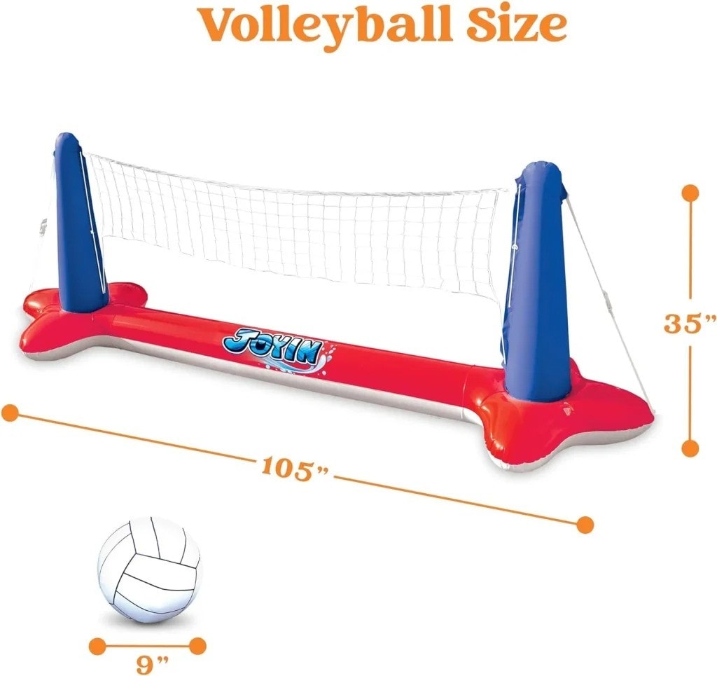 Joyin Multicolor Swimming Pool Volleyball/Basketball Set 40240 at Lowes.com