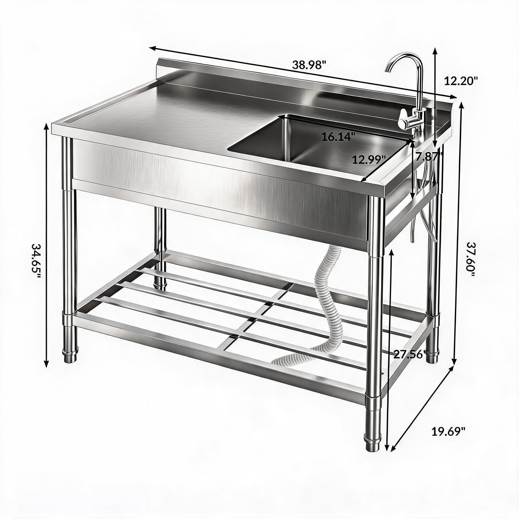 Garvee PHO-0WRE6HGD Laundry-Tubs-Utility-Sinks - View #3