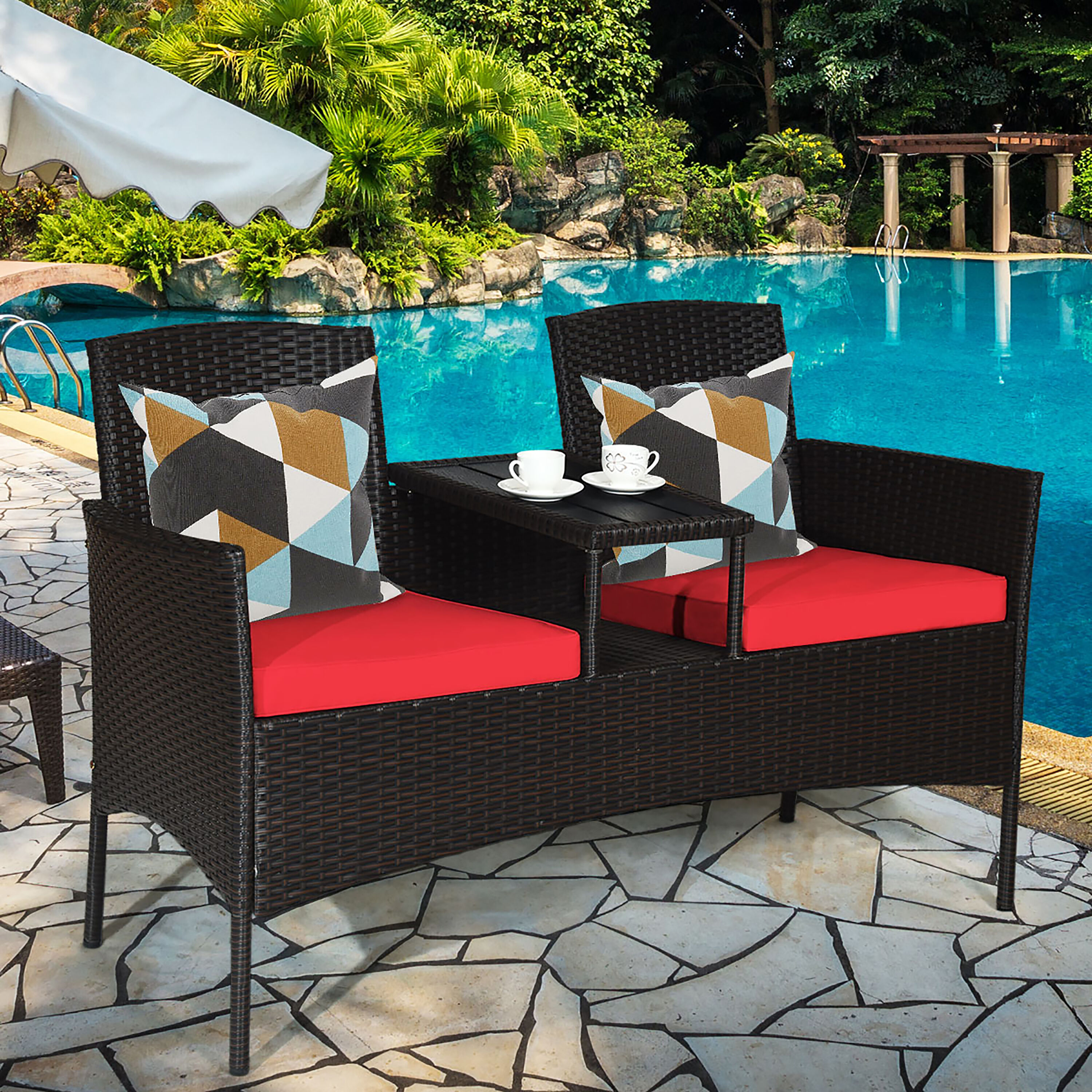 Costway HW63233RE Patio-Conversation-Sets - View #8