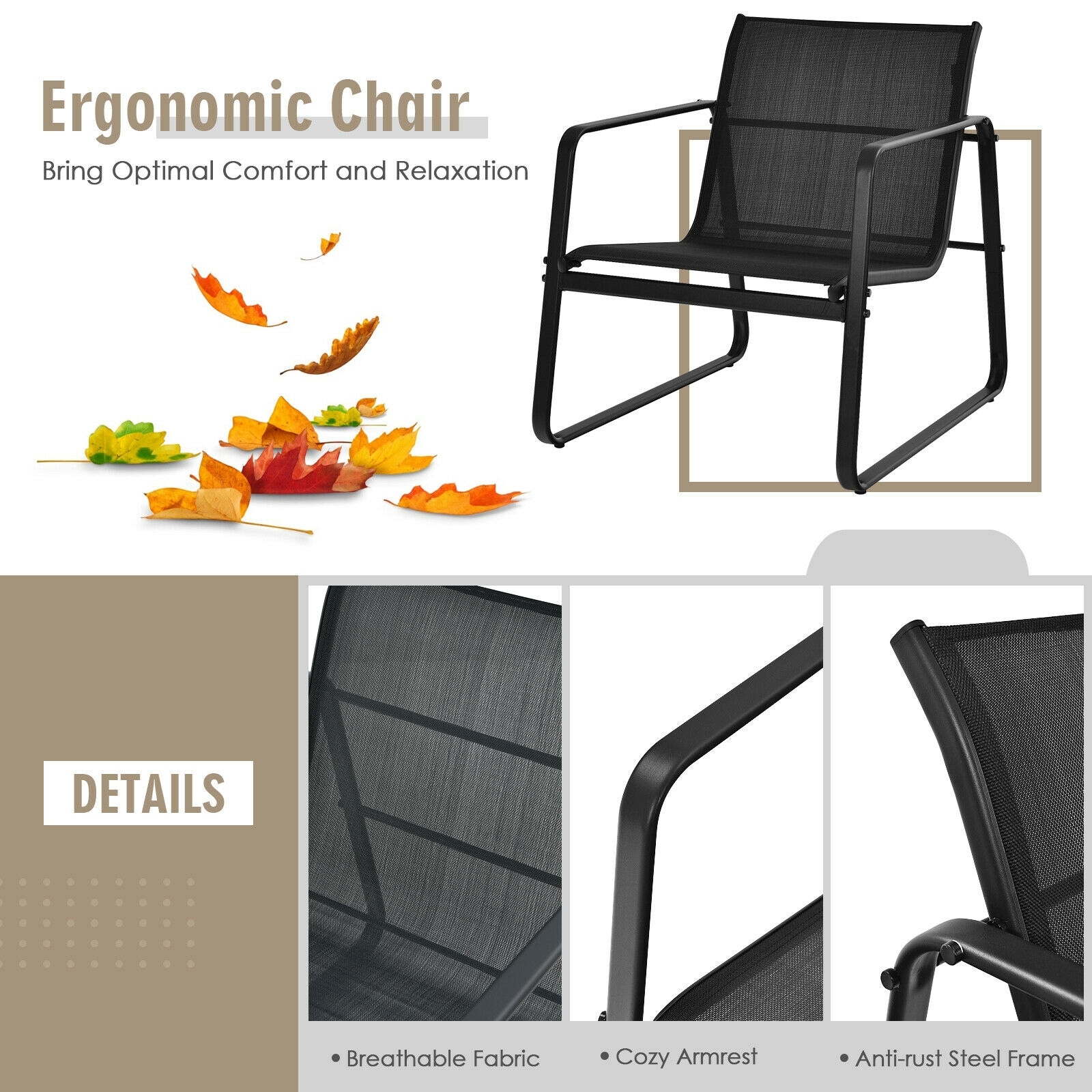  OD61BKNP100 Patio-Conversation-Sets - View #3