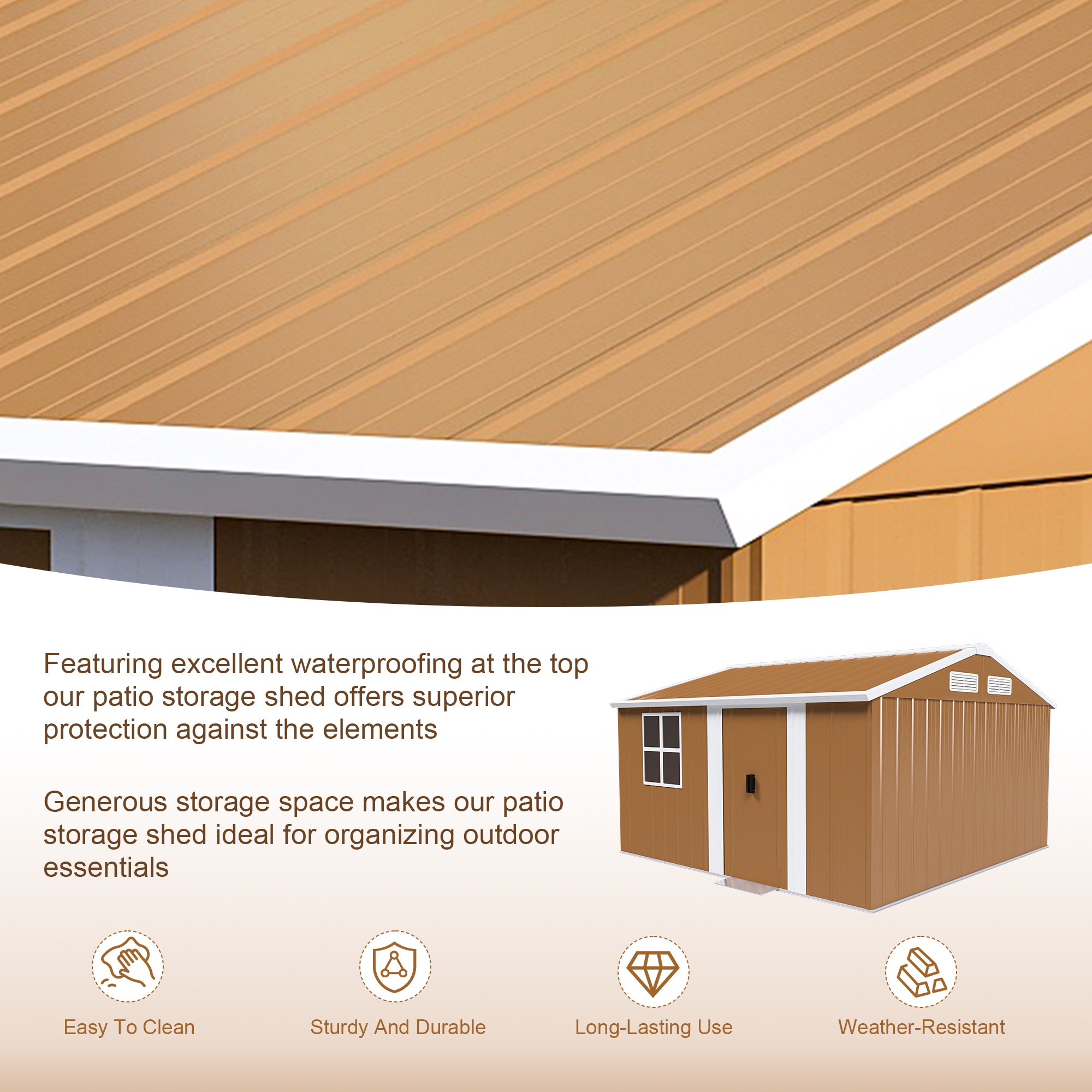 Mondawe MD-W291100004 Metal-Storage-Buildings-Sheds - View #7