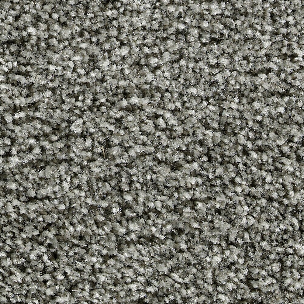 Coronet B7072-05-1200-AB Ignite Flicker Gray 60-oz sq yard Solution-dyed Polyester Textured Indoor Carpet