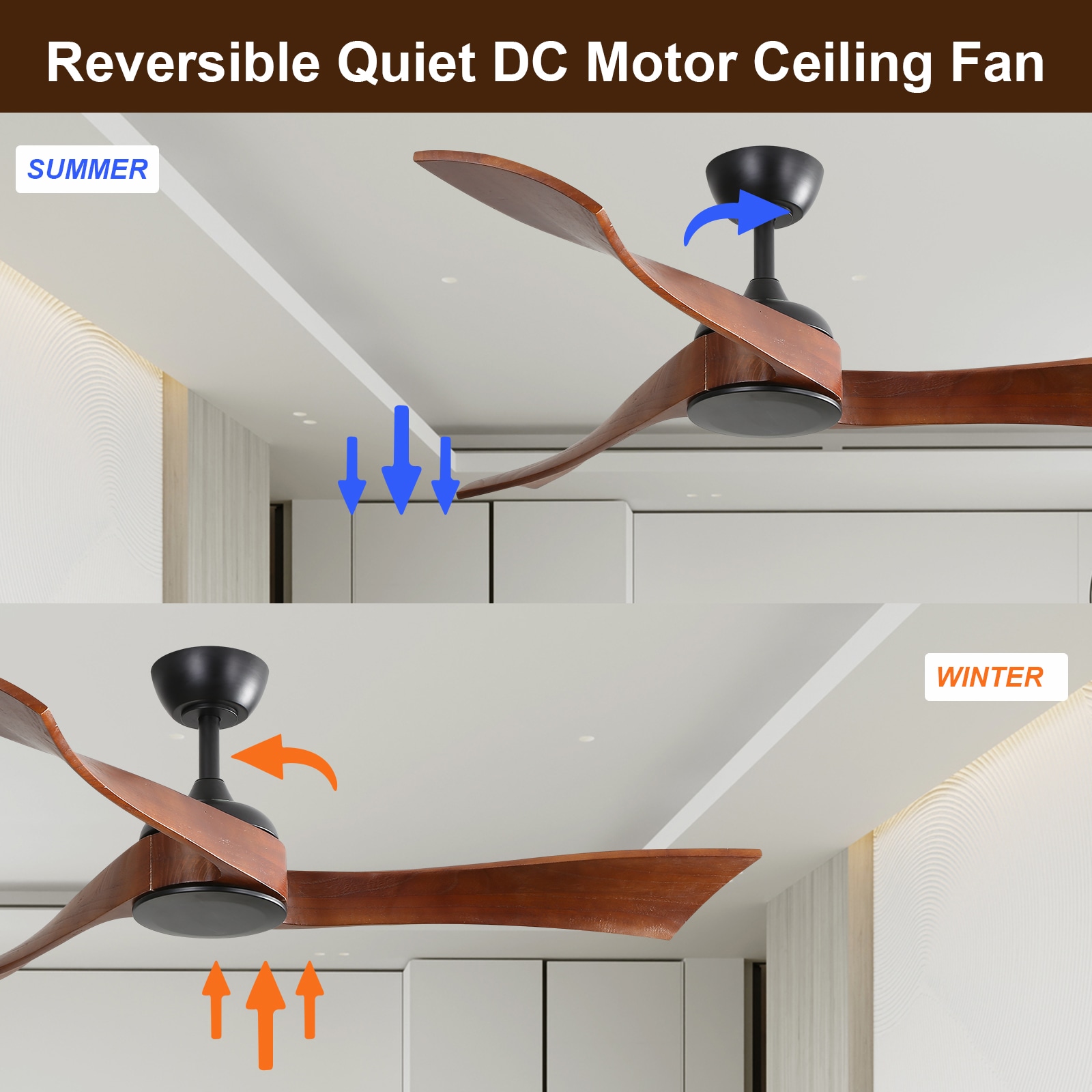 Sofucor L-52K012-BK-WDHTM60W Ceiling-Fans - View #5