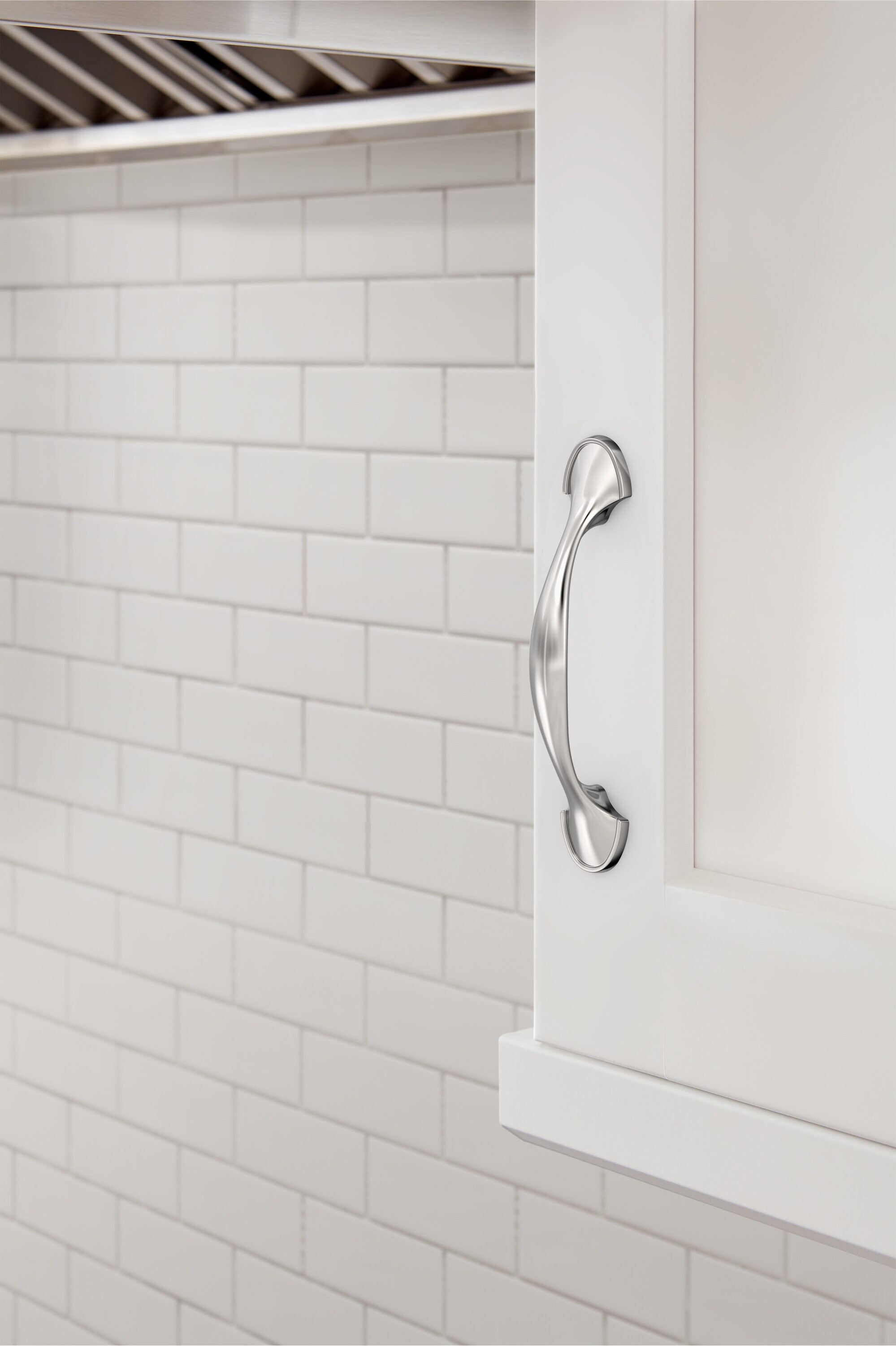 Polished Chrome 3-Inch Center to Center Arch Pull