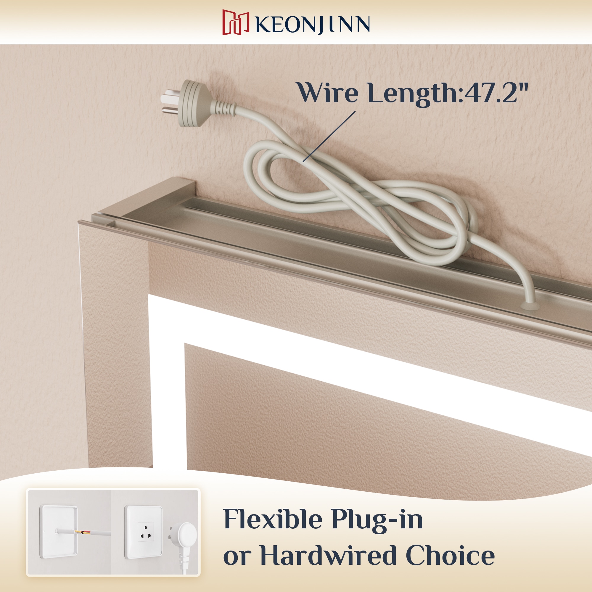 Keonjinn LW-JG-ZG-9161 Bathroom-Medicine-Cabinets - View #12