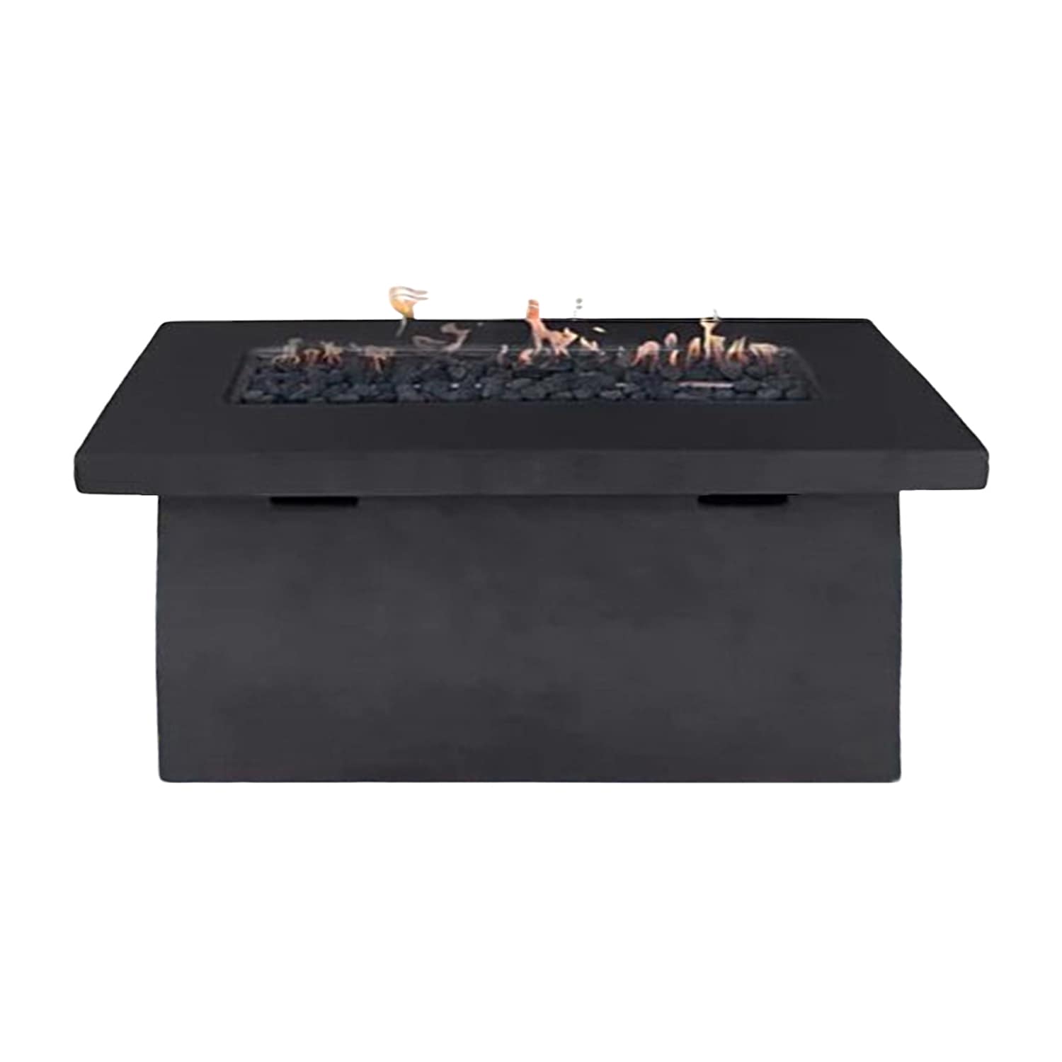 Mondawe MO-LS03040 42-in W 50000 Maximum BTUs Concrete Rectangle Portable Liquid propane Fire pit table