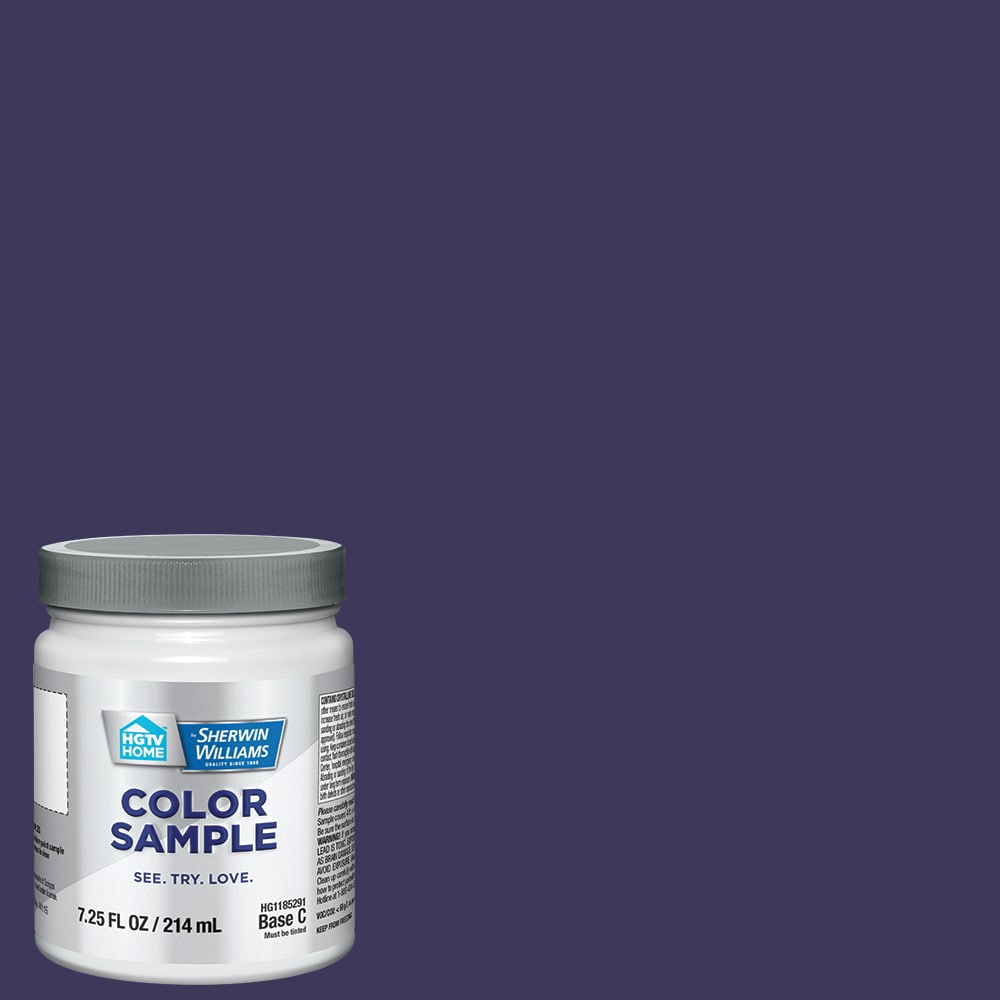 HGTV HOME by Sherwin-Williams HGSW2411 Amethyst Glass HGSW2411 Tintable Paint sample ( Half-pint )