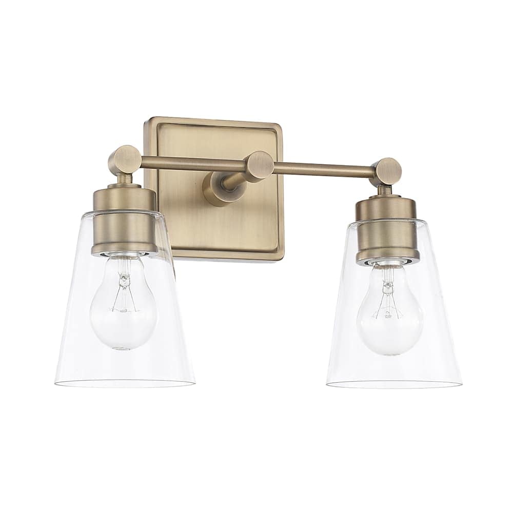 Capital Lighting  121821432 2 Light 10 Inch Tall Bathroom Vanity Light