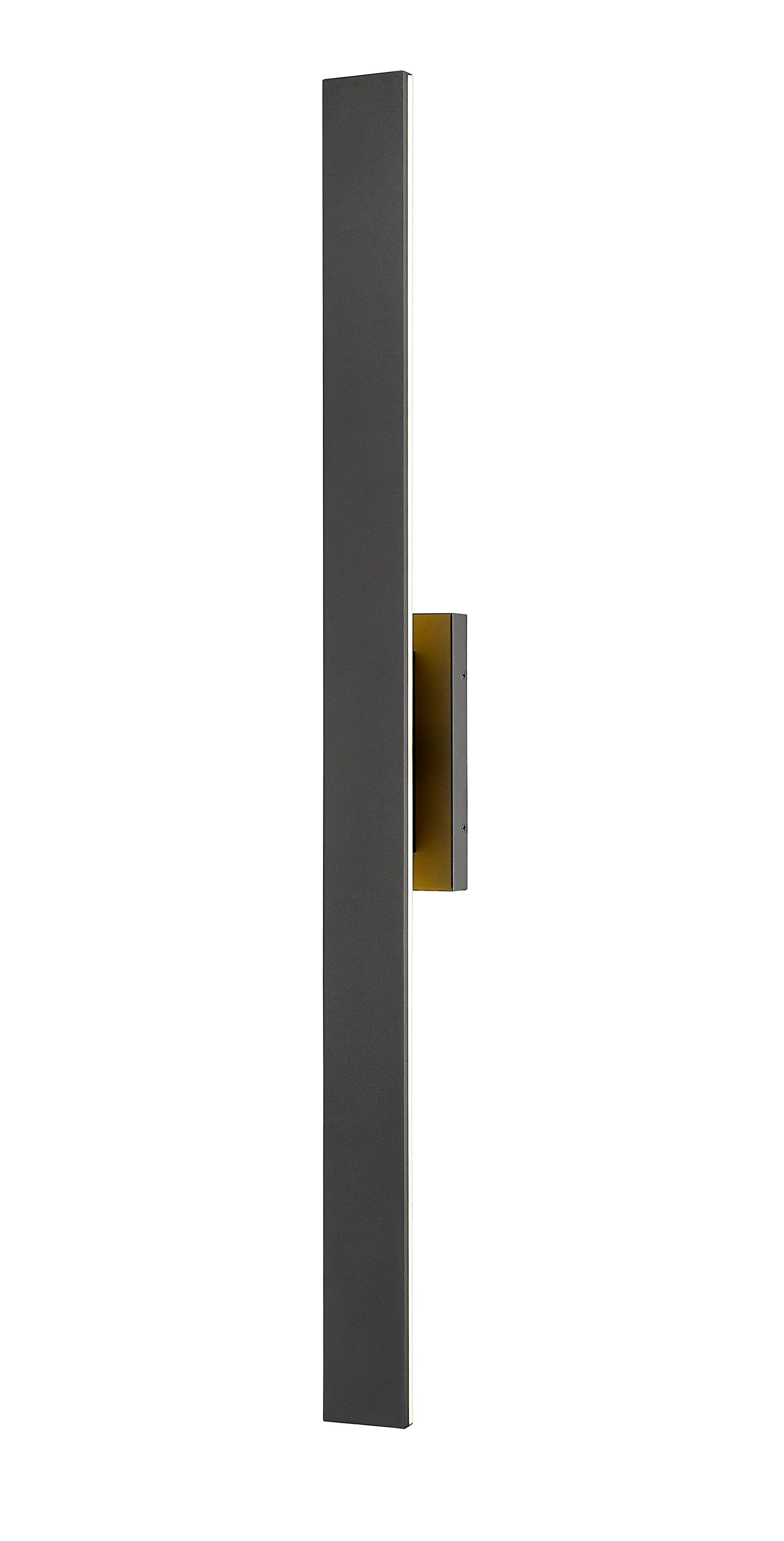 Z-Lite 5006-48BK-LED Stylet 48-in H Black Hardwired Integrated LED Outdoor Wall Light