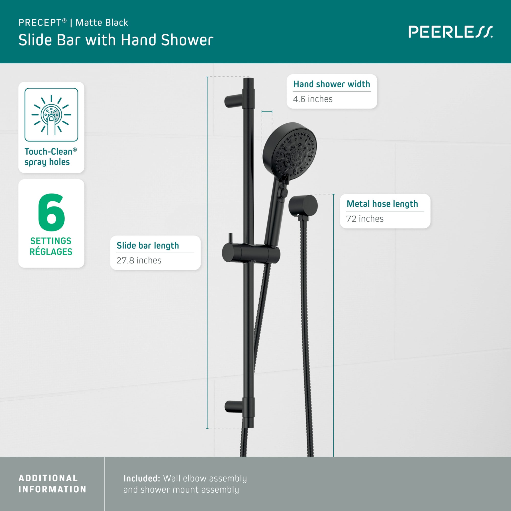 Peerless P62447-BL Tub-Shower-Faucets - View #14