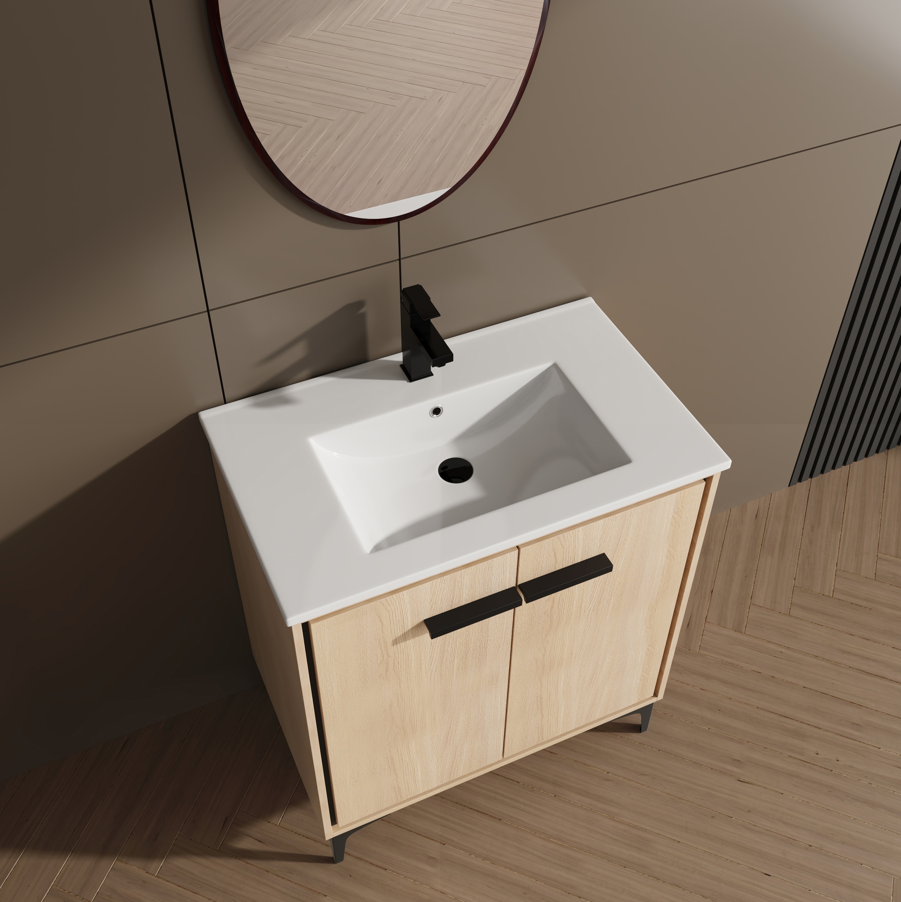 WELLFOR GLEM-S00024 Bath-Vanity-Combo - View #10