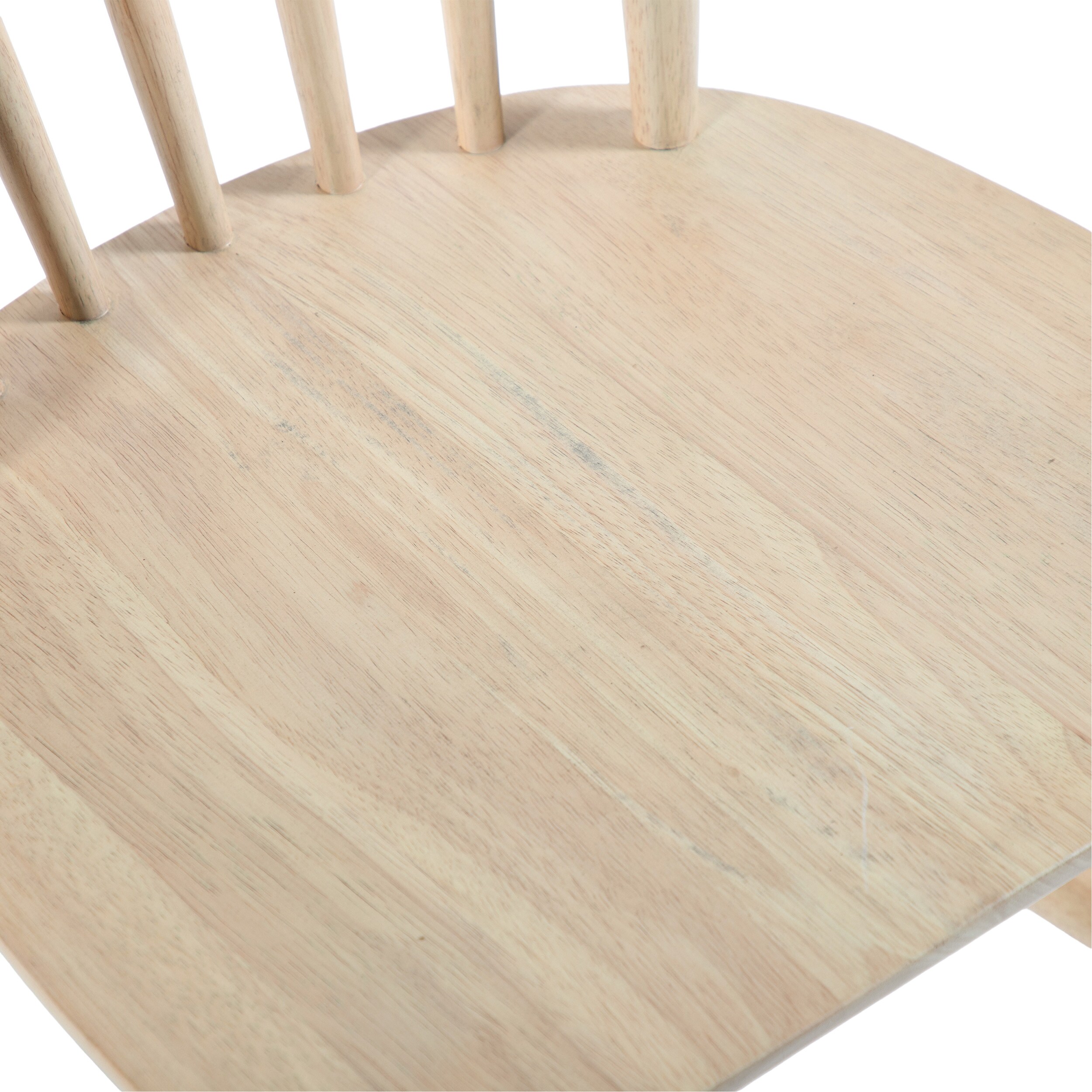 White Oak High Back Windsor Side Chair Set