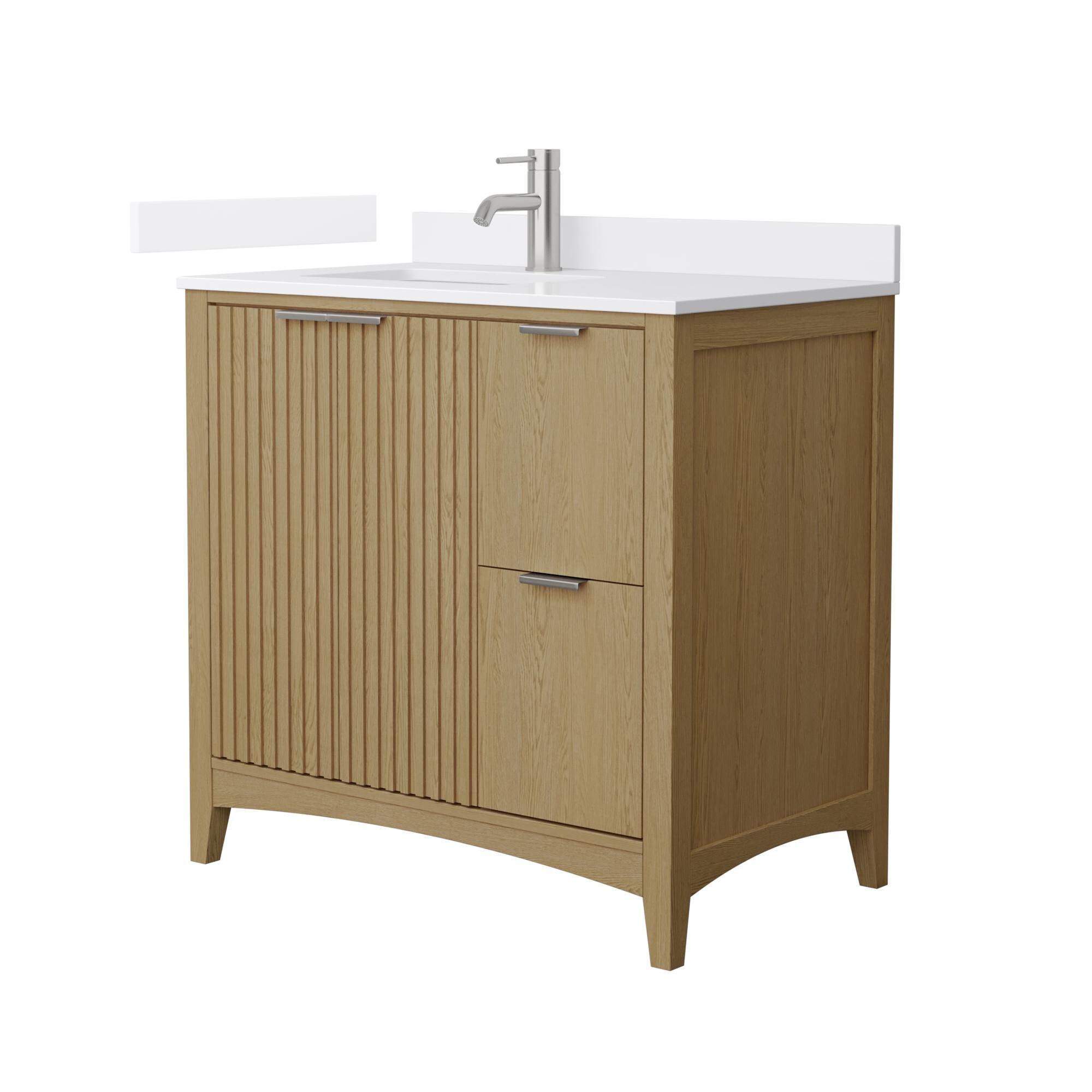 Wyndham Collection WCF919136SNOWCUNSMXX Bath-Vanity-Combo - View #2