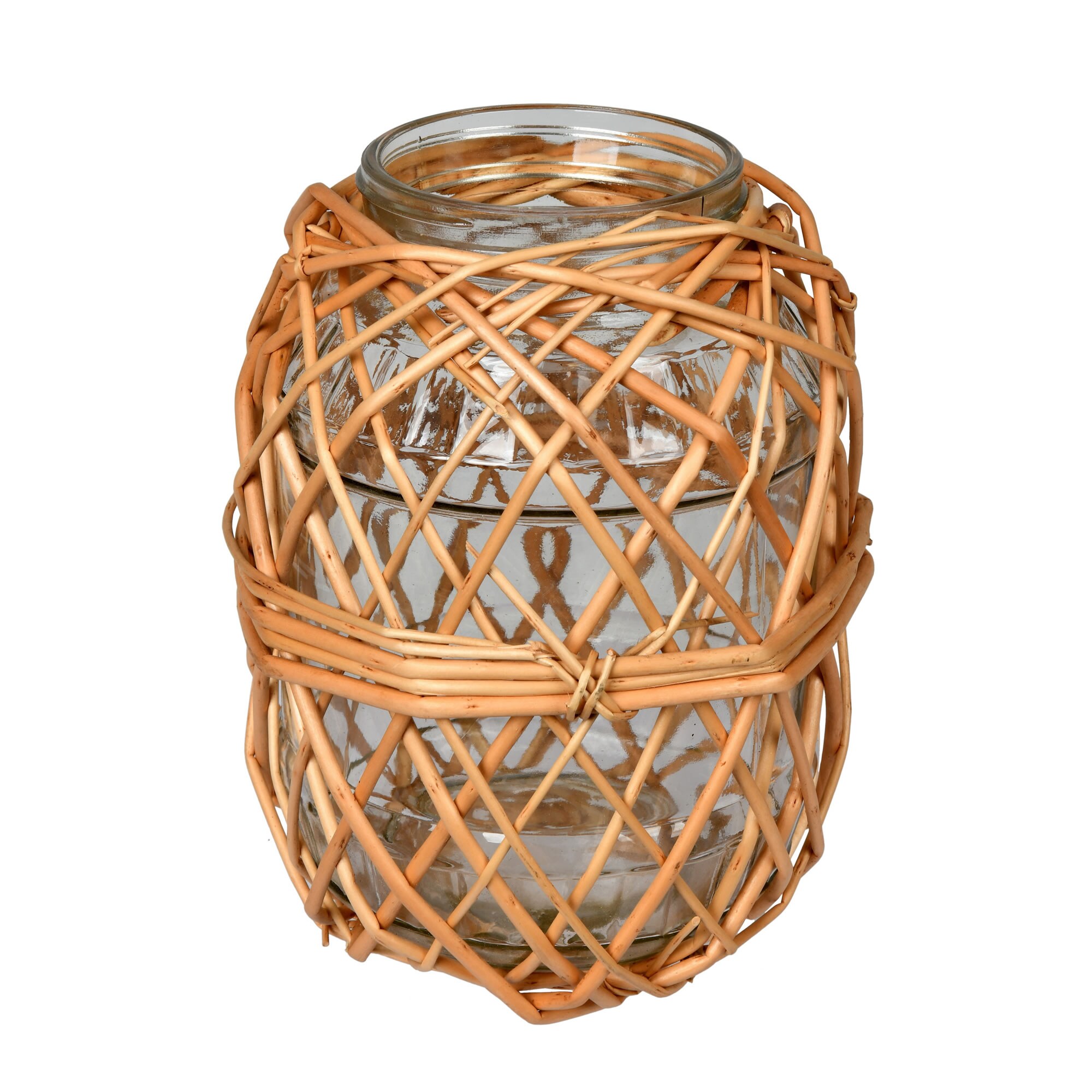 Vickerman FQ195608 Off-white Glass Casual Vase