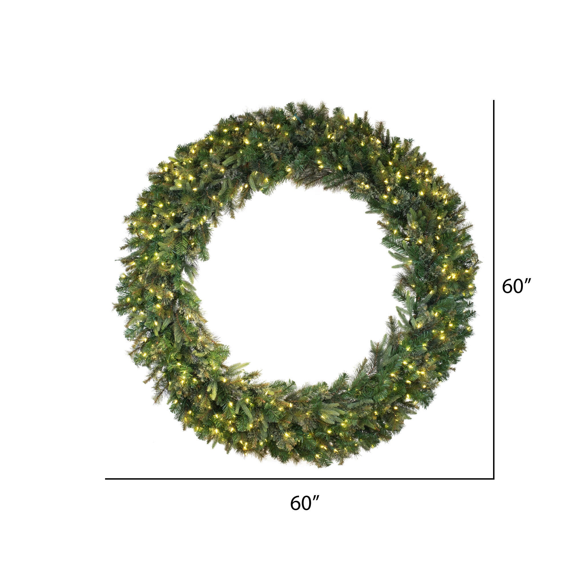 Vickerman A118361LED Artificial-Christmas-Wreaths - View #3