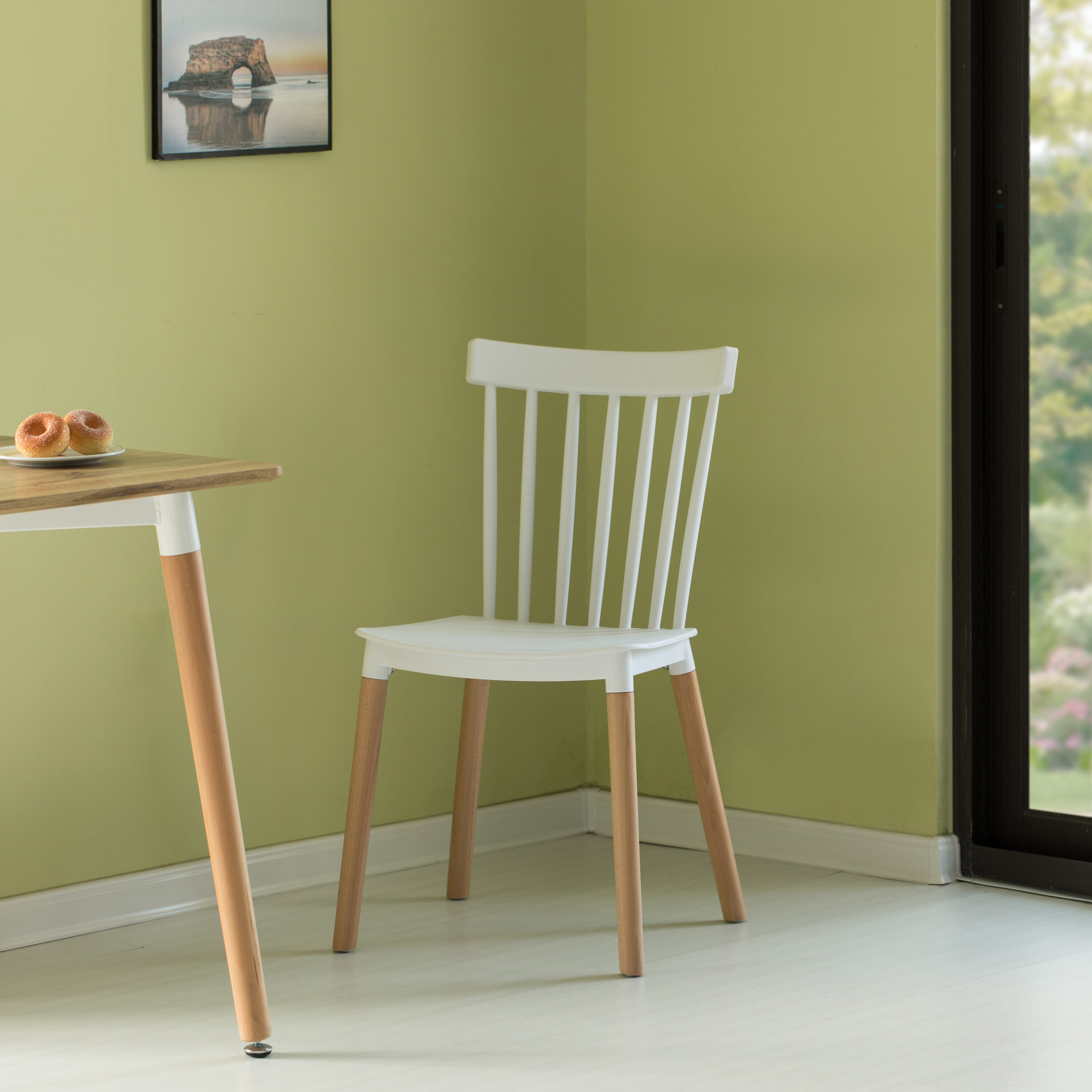 FABULAXE QI004223.WT.4 Dining-Chairs - View #6